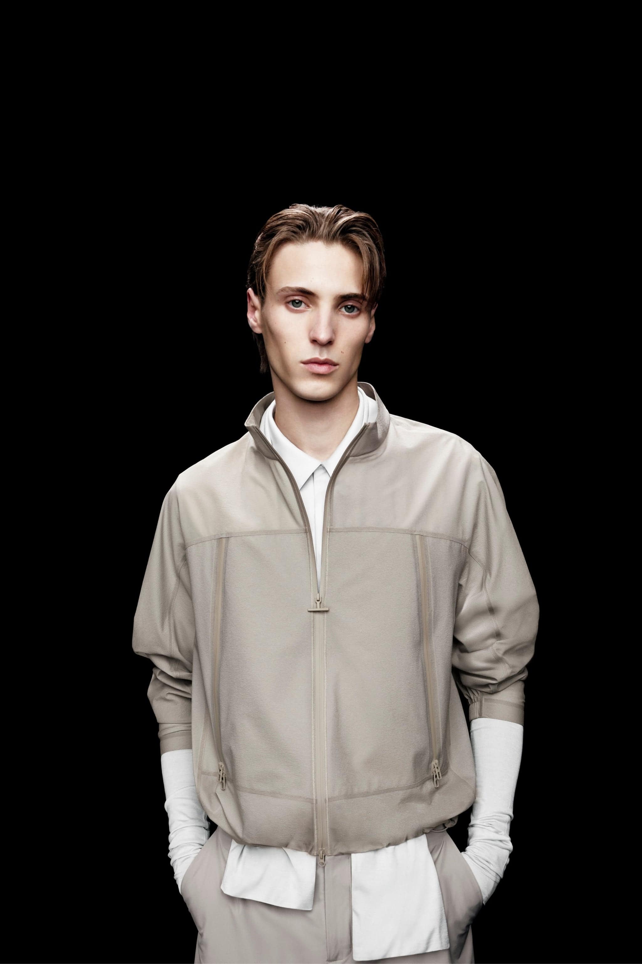 AREAL AREAL Men's Stand Collar Bomber Jacket 921 Jacket