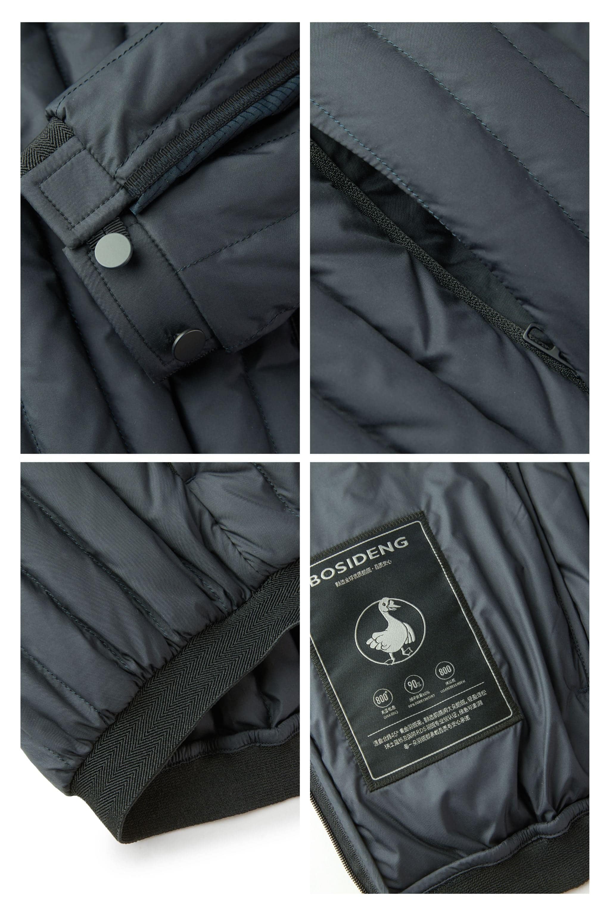 BOSIDENG AREAL Women's Goose Down Bomber Jacket 964 — women's bomber jacket delivers excellent lightweight warmth — view 2; water-resistant — Kim Jones
