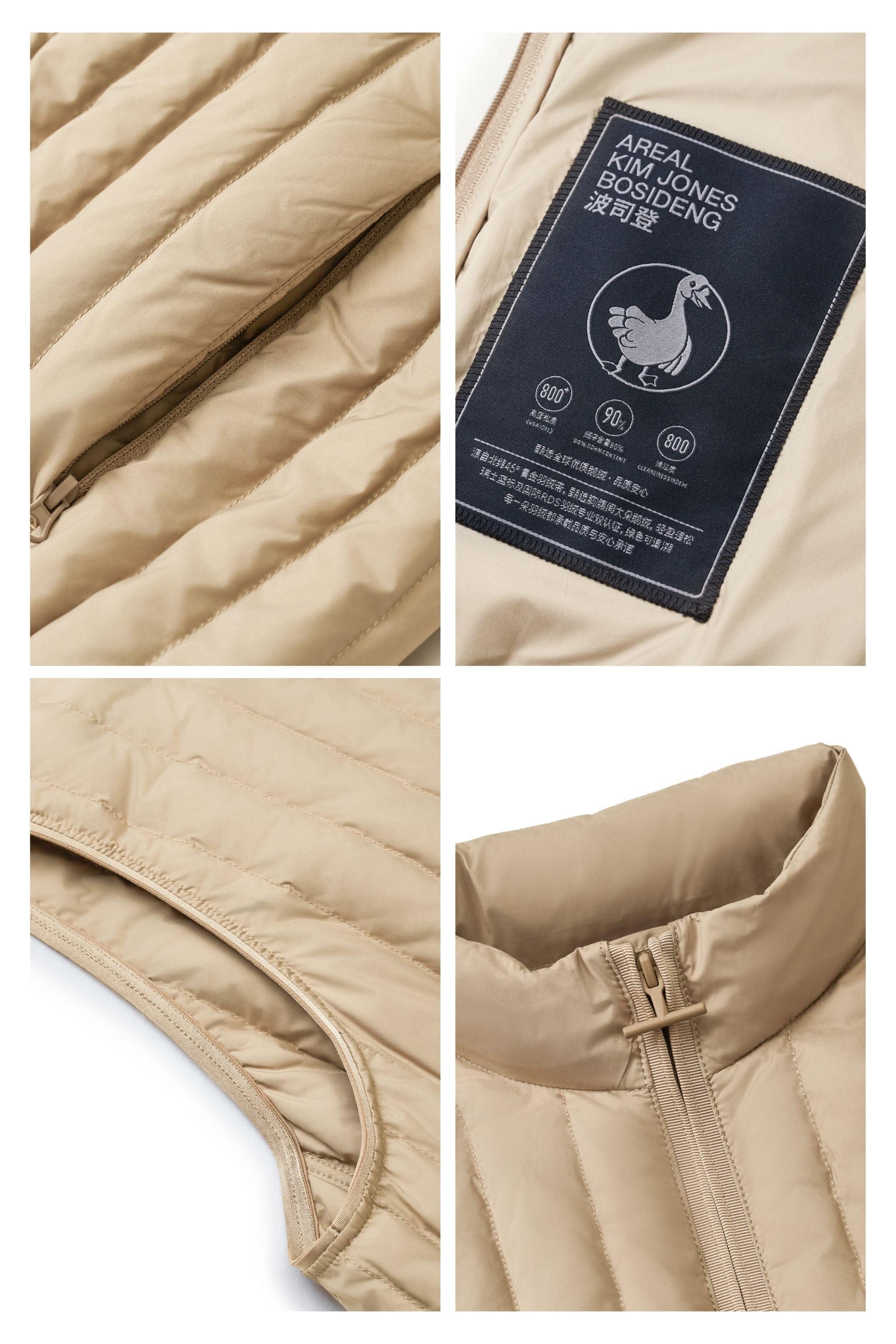 AREAL Women's Goose Down Gilet 962 — gilet is ideal for fluid movement, offering lightweight protection and breathable comfort — view 2