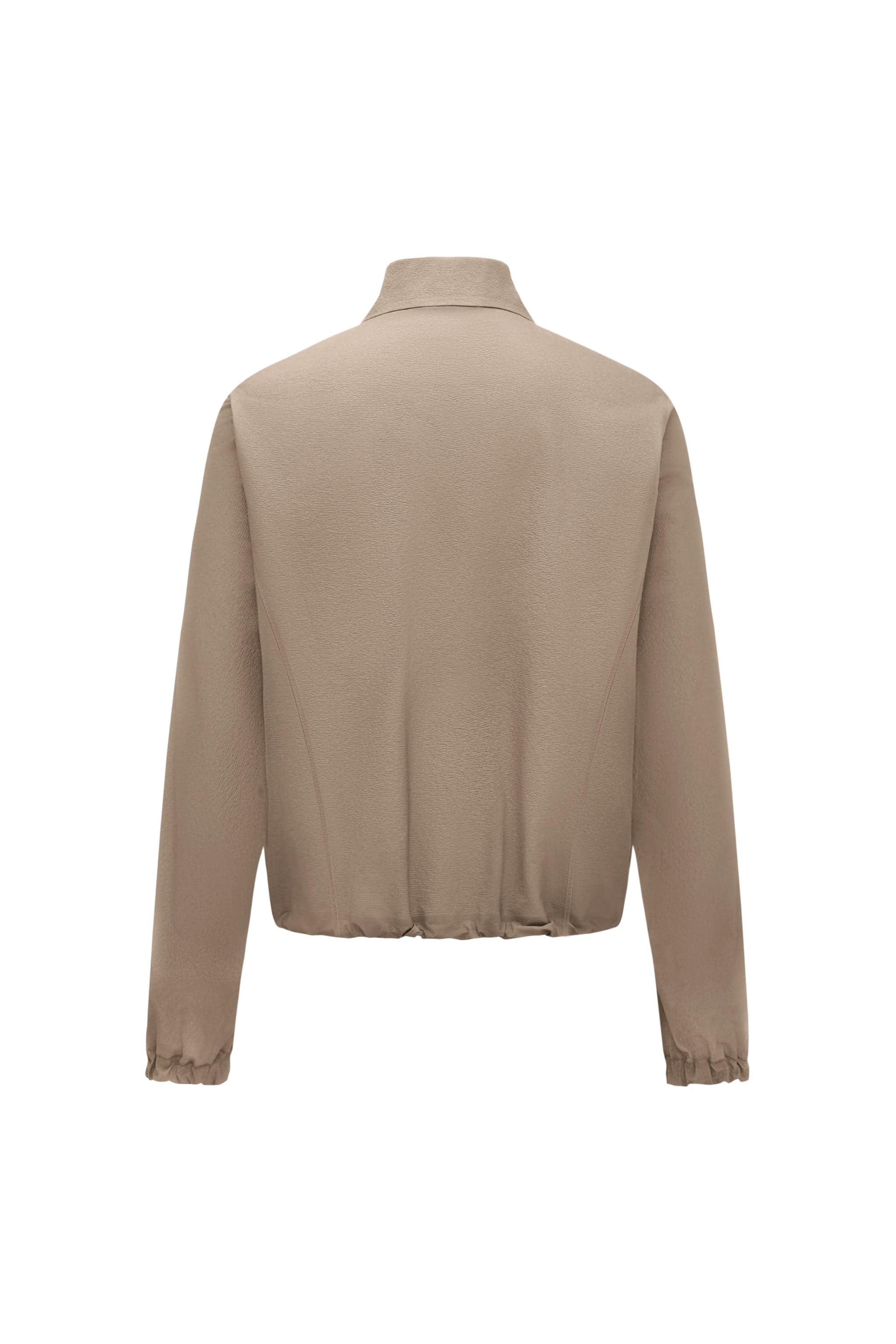 AREAL AREAL Women's Lapel Collar Bomber Jacket 976 Jacket