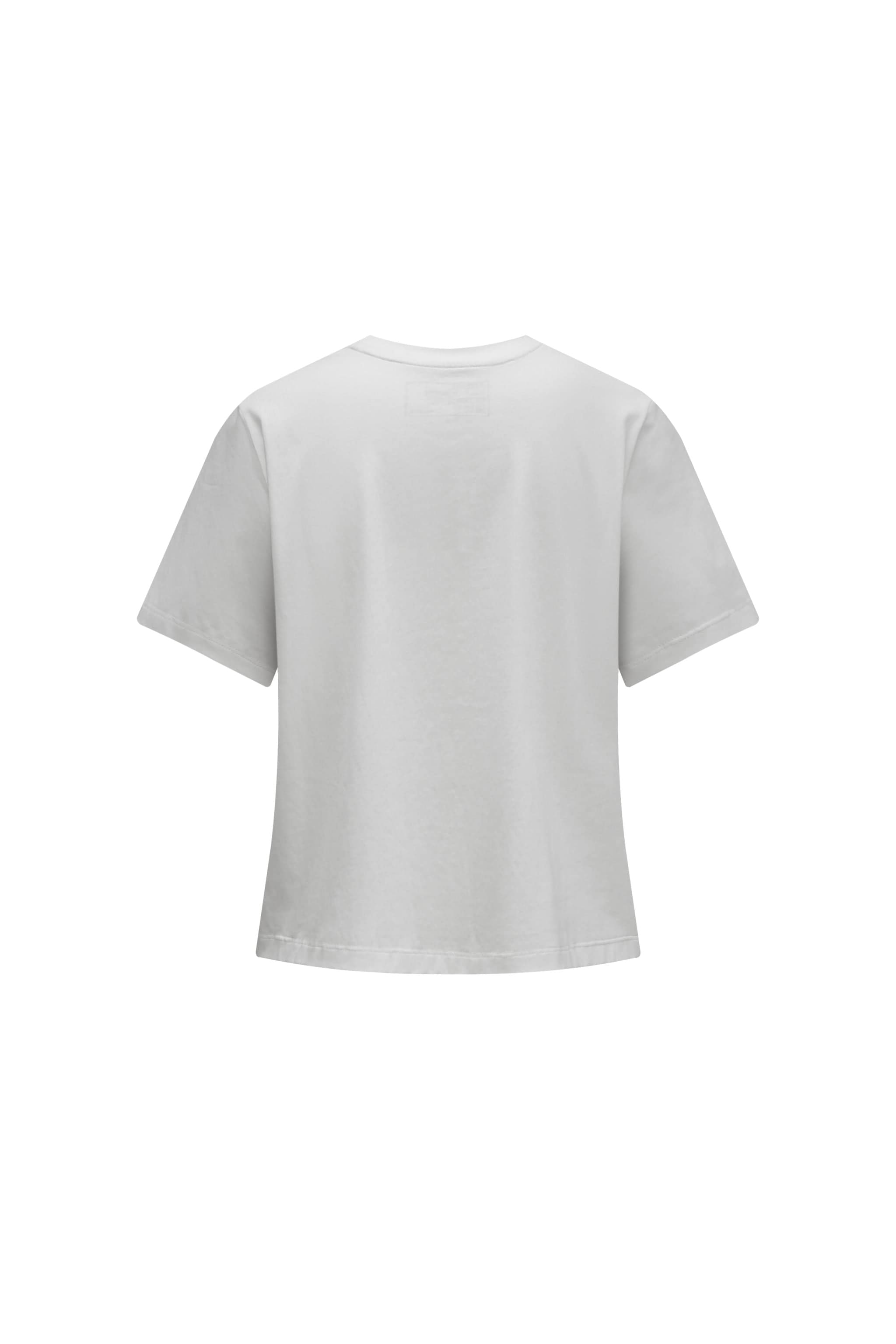 BOSIDENG AREAL Women's Short Sleeved T-shirt 984 — T-shirt integrates the natural cooling properties of silk and wool — view 4 — Kim Jones