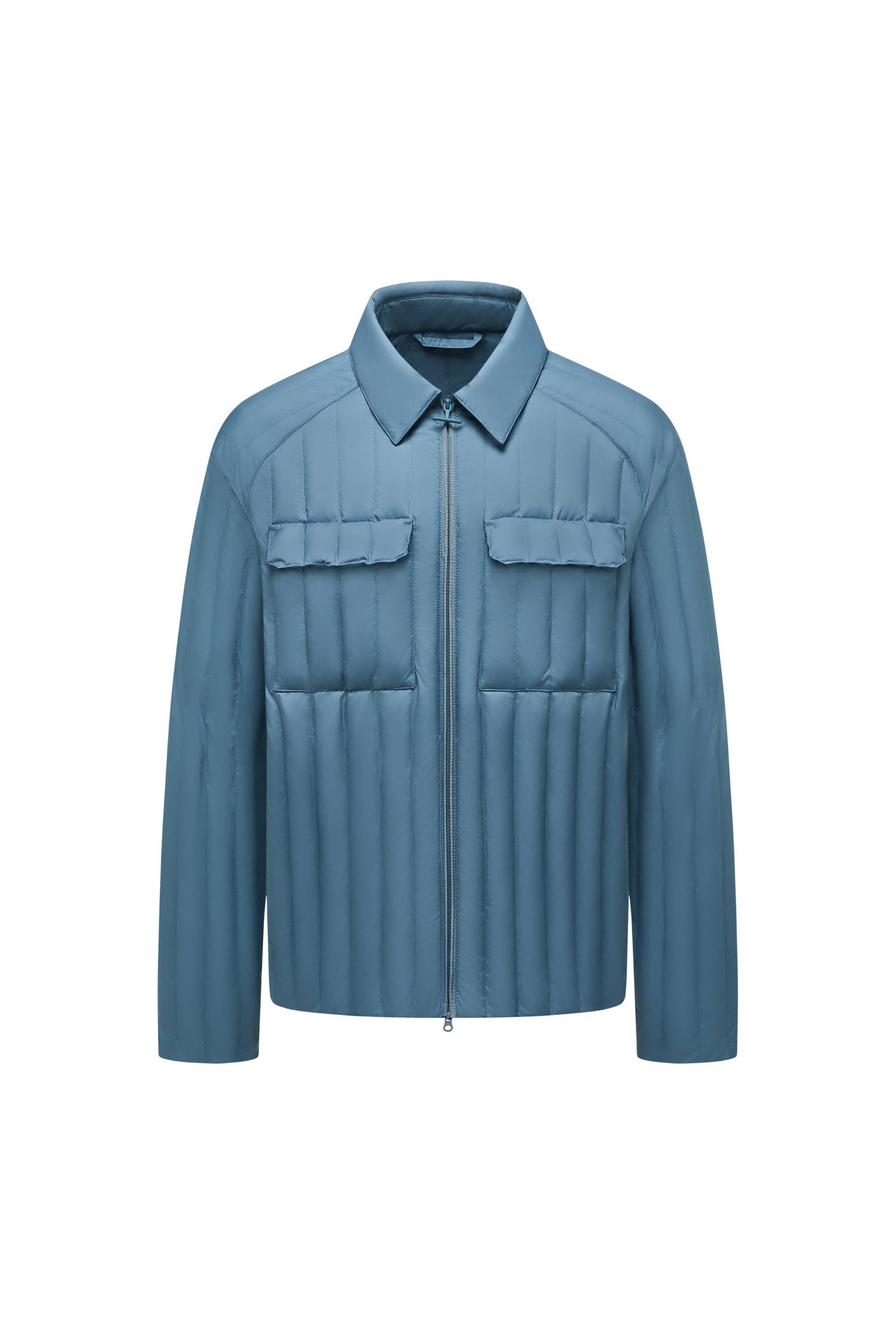 AREAL AREAL Men's Goose Down Shacket 913 Jacket Ocean Blue / S