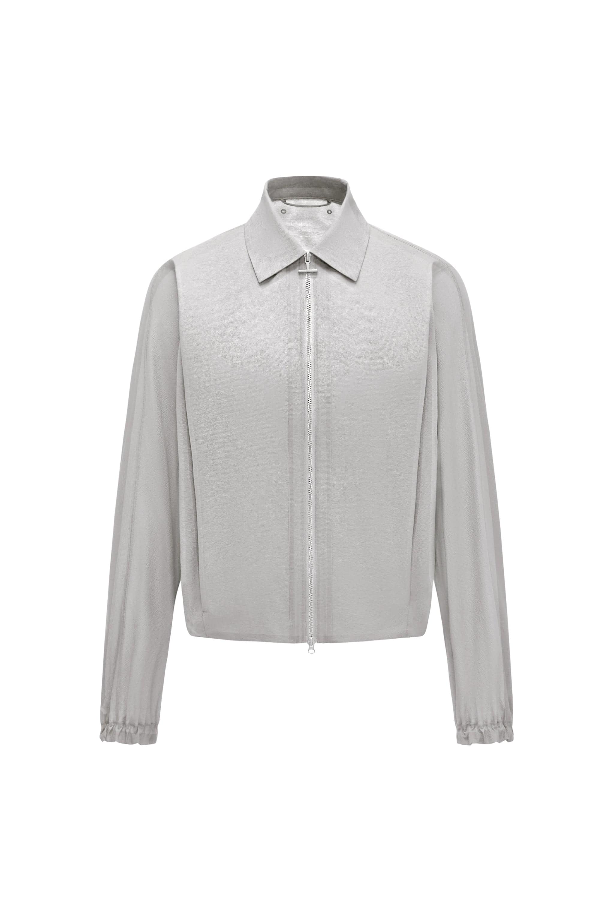 AREAL AREAL Women's Lapel Collar Bomber Jacket 976 Jacket Pine Dove Grey / 4