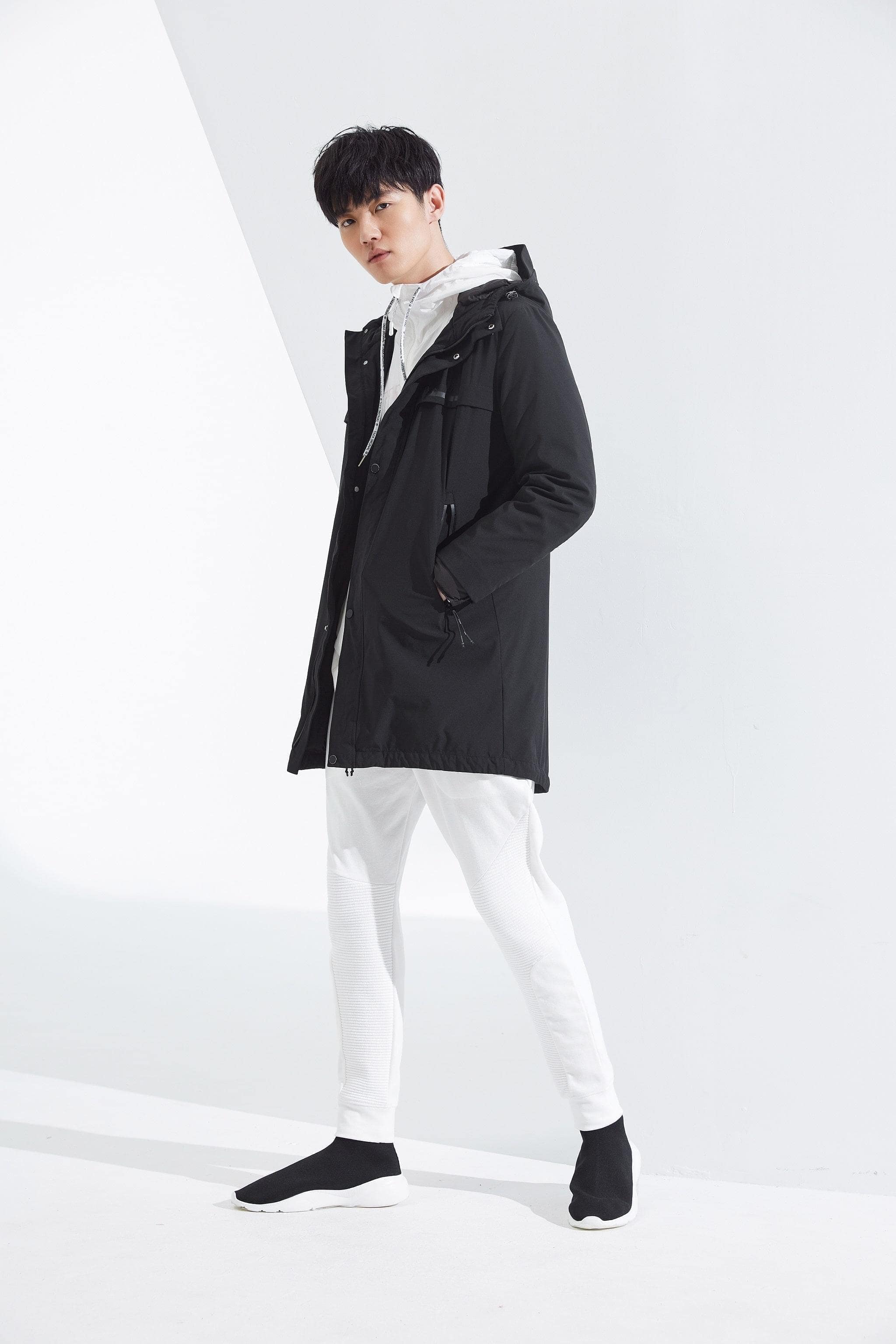 BOSIDENG 2 in 1 Parka Style Down Jacket with Hood Jacket