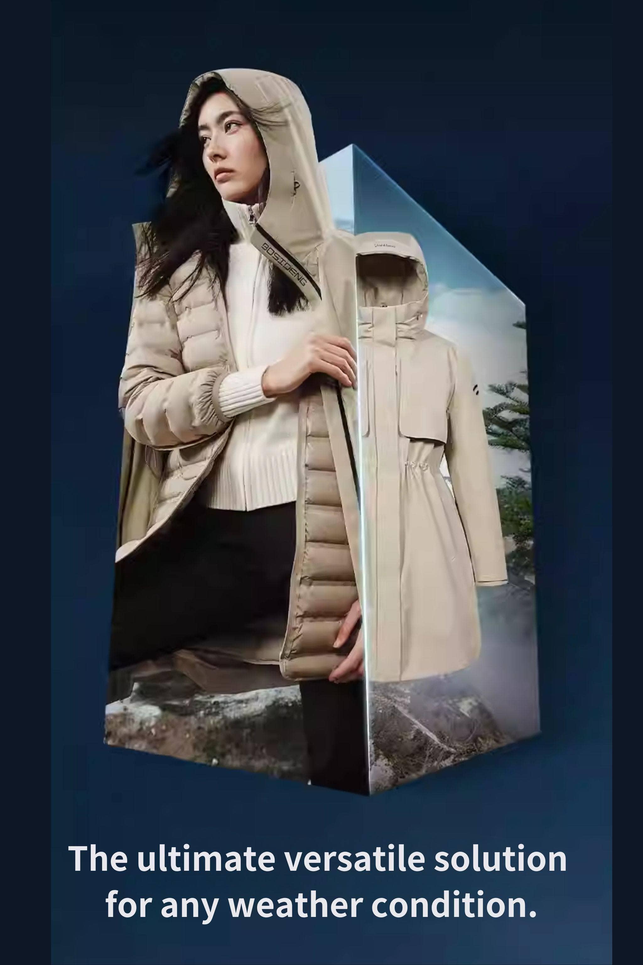 BOSIDENG 2022 2 in 1 GORE-TEX® Goose Down Jacket Jacket
