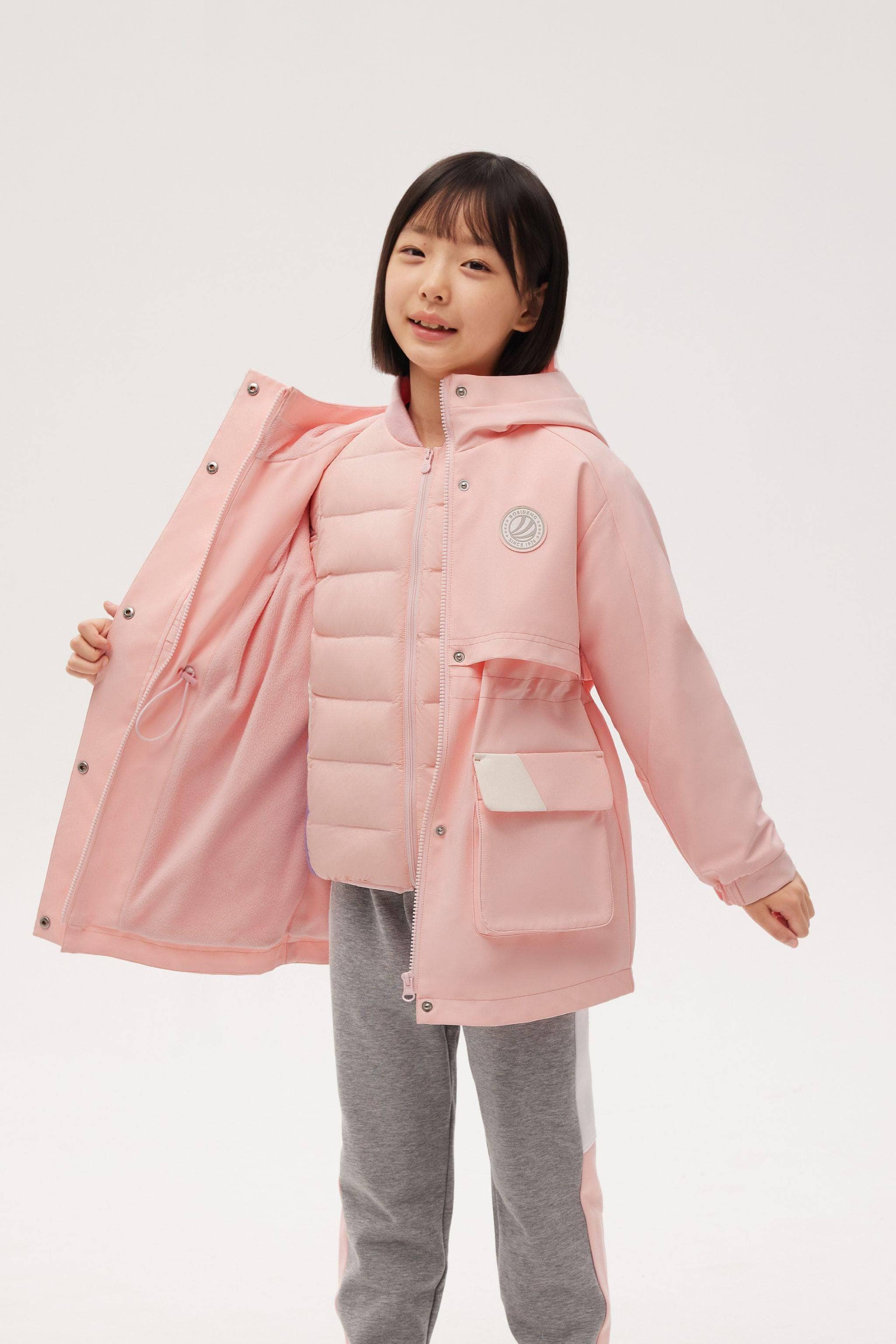 BOSIDENG 2022 3-in-1 Kid's Down Jacket Jacket