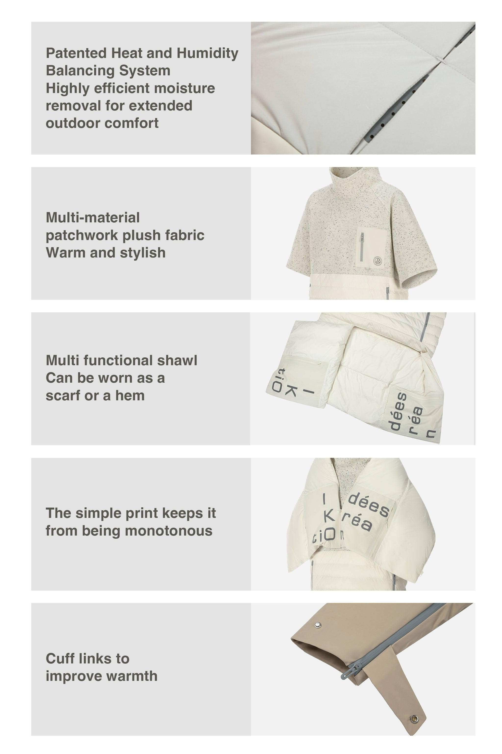 BOSIDENG 2022 8 in 1 Goose Down Jacket Jacket