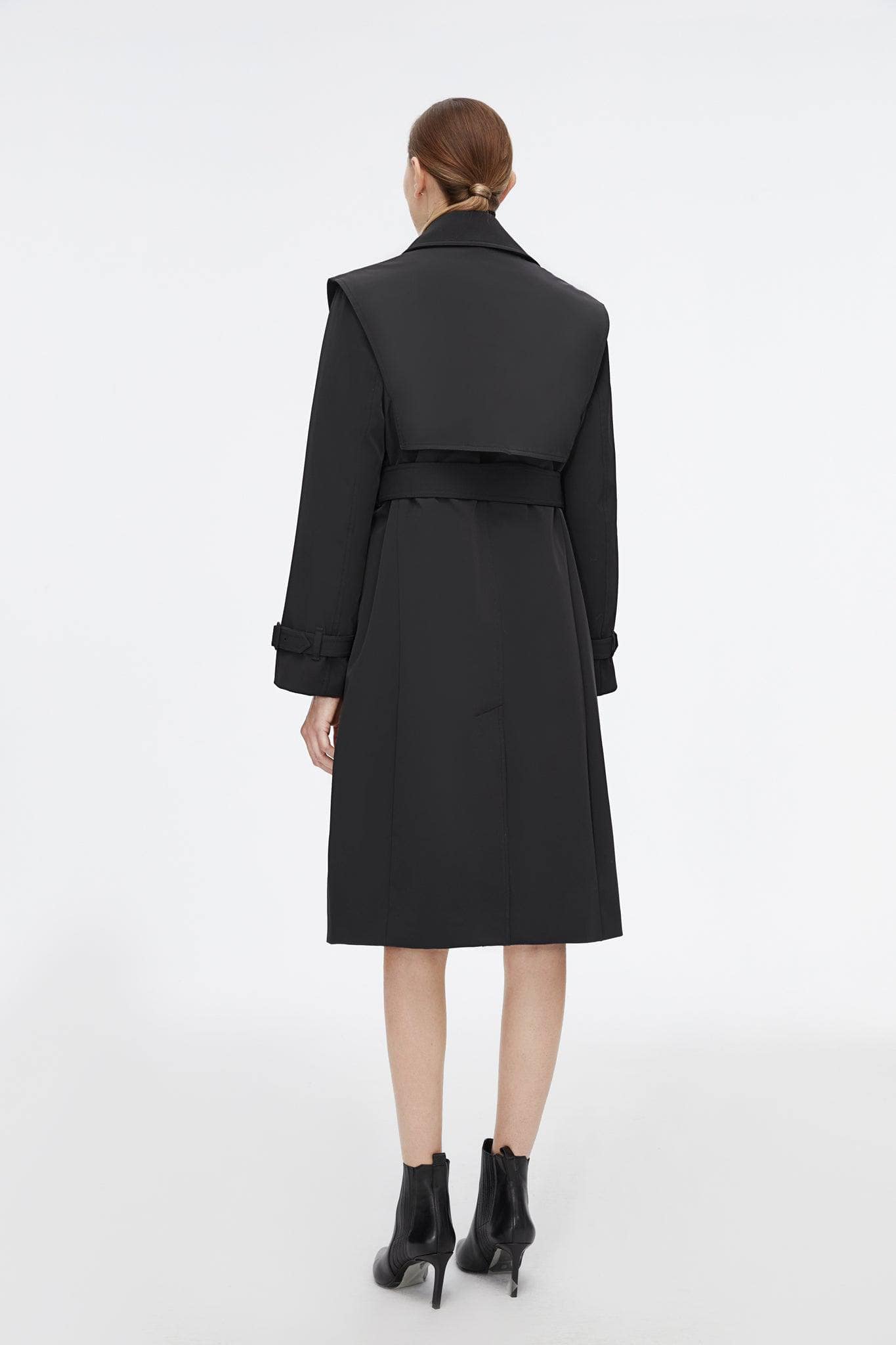 BOSIDENG 2022 Full Length Detachable Goose Down Trench Coat Jacket