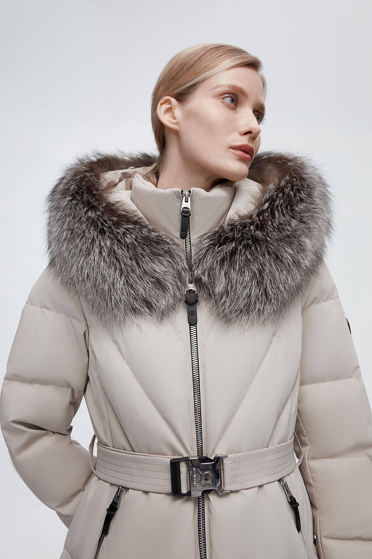 BOSIDENG 2022 Full Length Hooded Goose Down Jacket Jacket