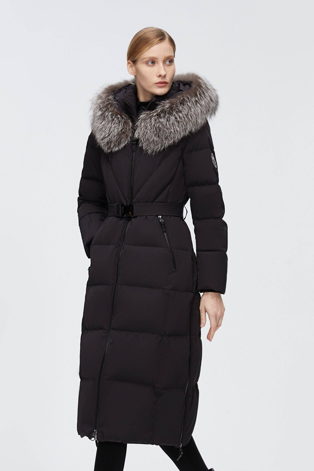 BOSIDENG 2022 Full Length Hooded Goose Down Jacket Jacket