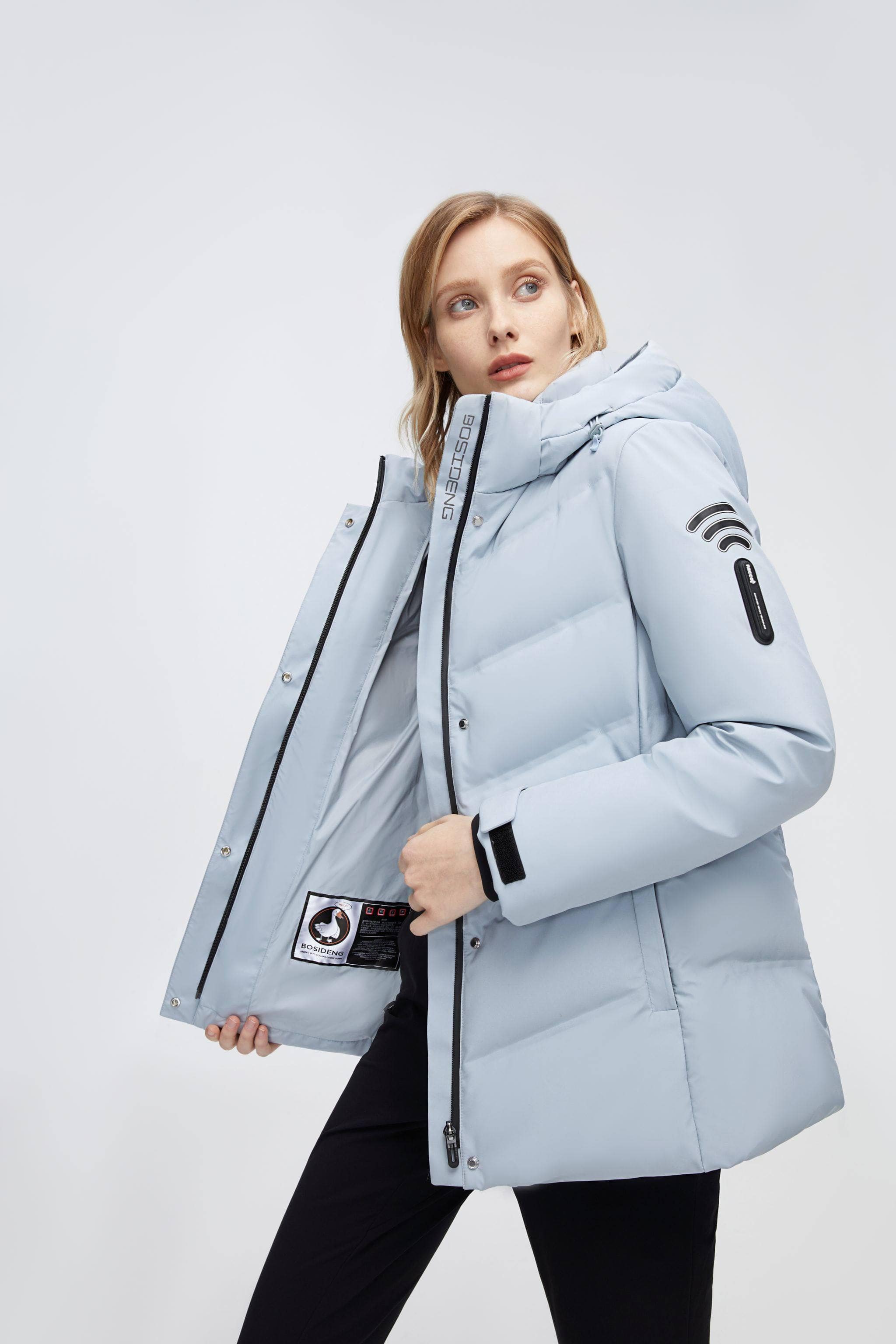 BOSIDENG 2022 GORE-TEX® Detachable Hood Goose Down Coat