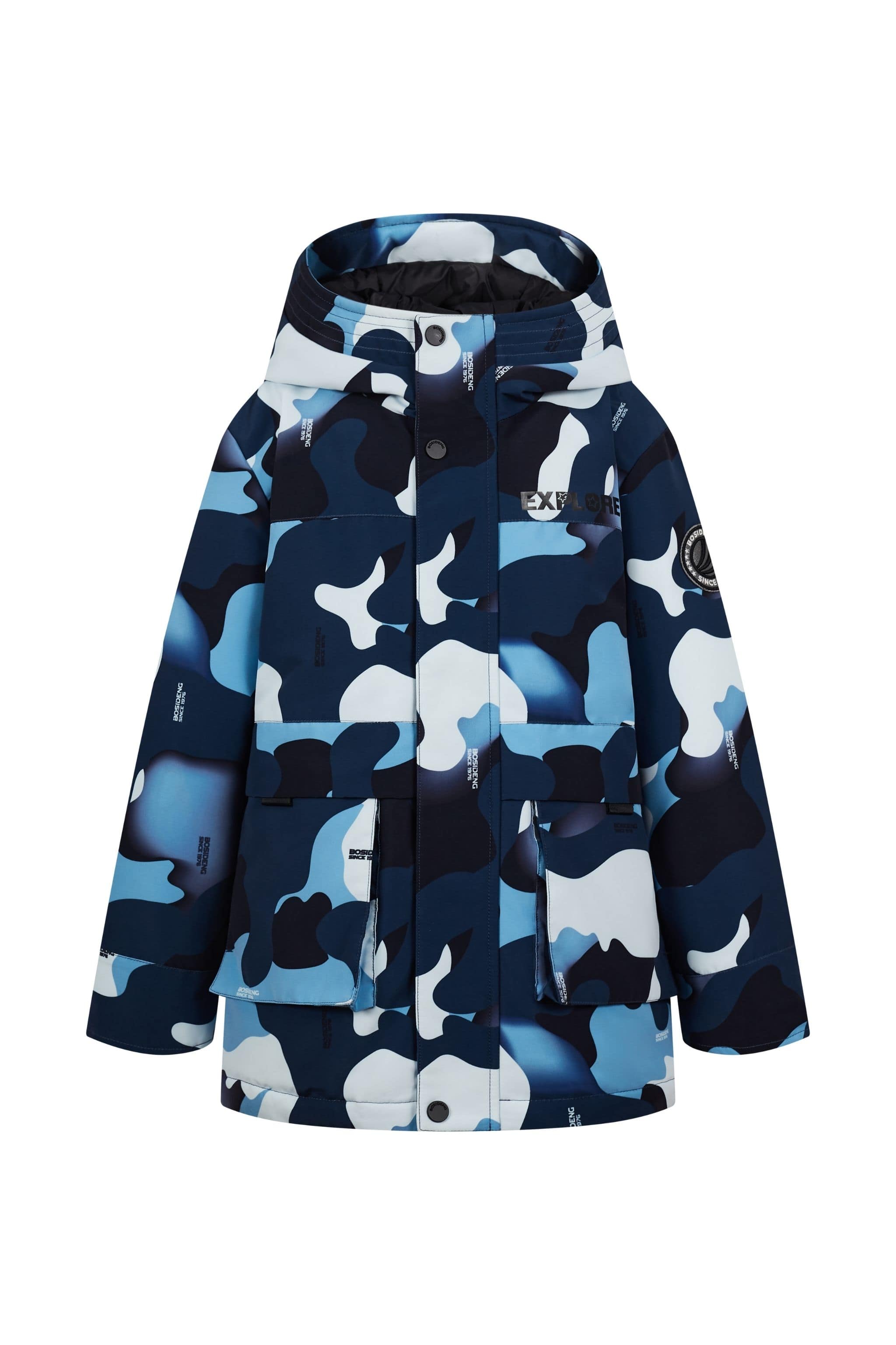 Kid's Hoodie Jacket — jacket features triple easy-care protection, 680+ duck down with 90% filling — view 12; water-resistant