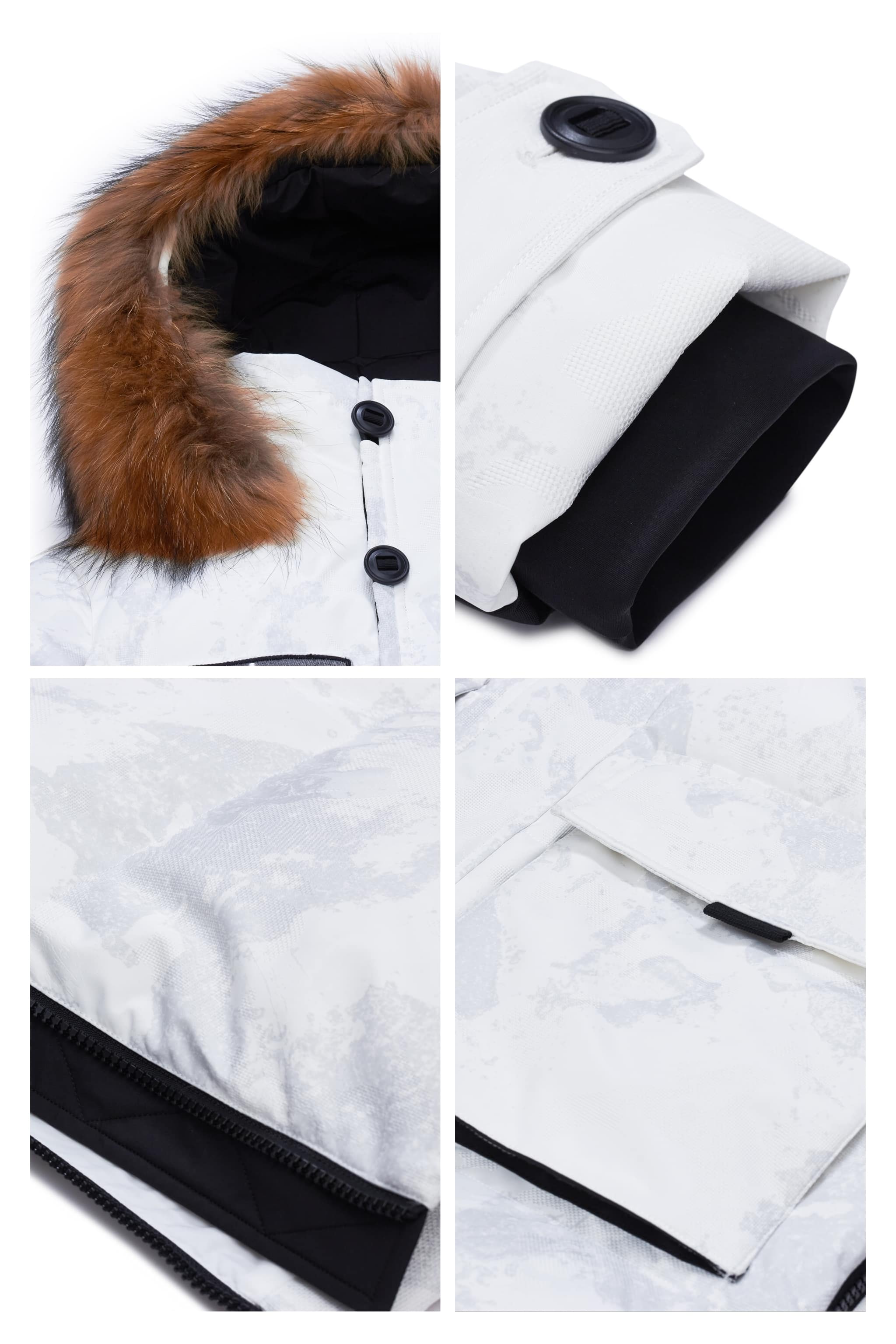 Long Goose Down Jacket With Hood — Stay warm in the harshest conditions with the Classic Extreme Full Length Goose Down — view 16; windproof