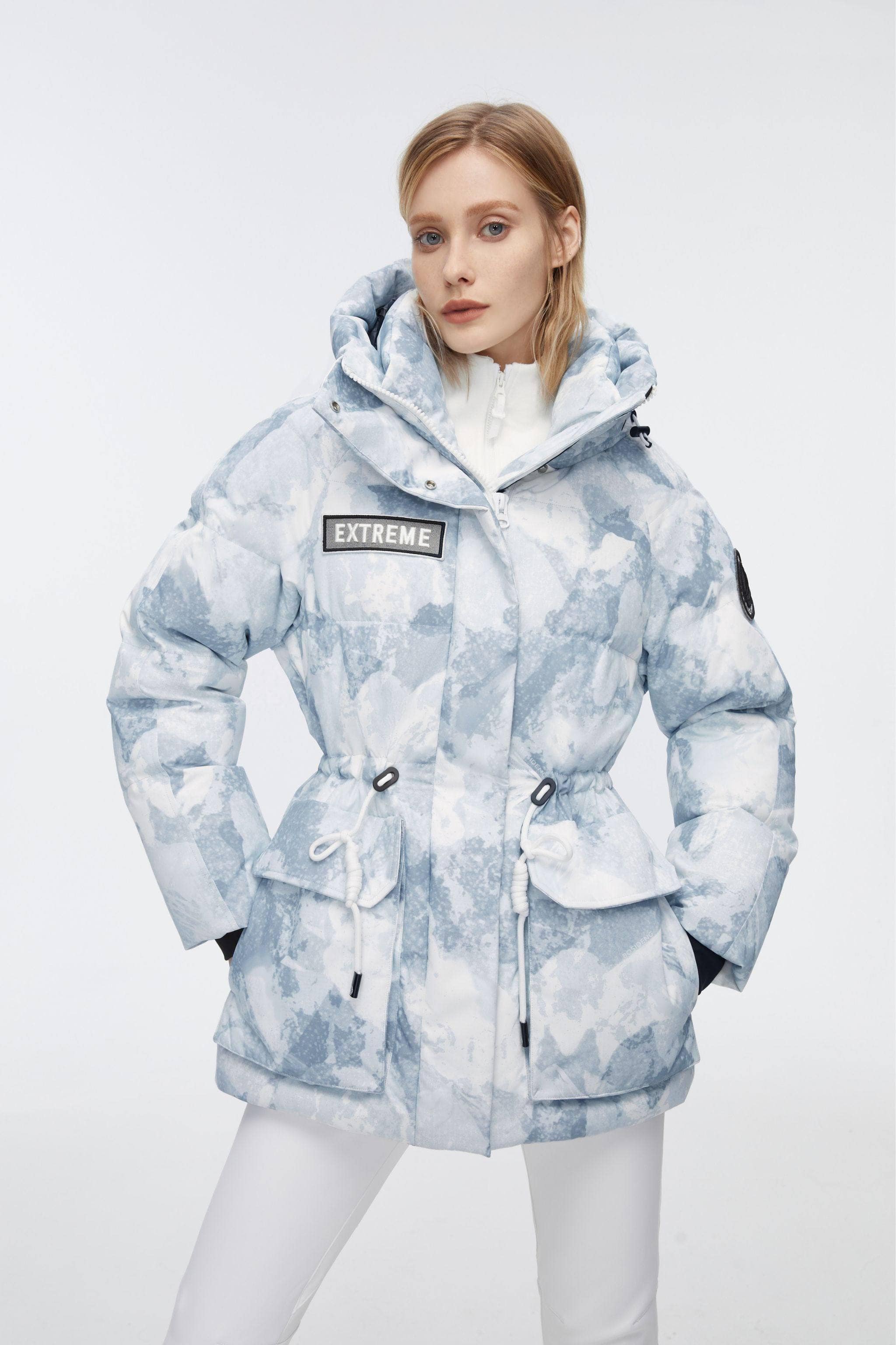BOSIDENG 2022 Mid-Length Goose Down Jacket With Hood Jacket