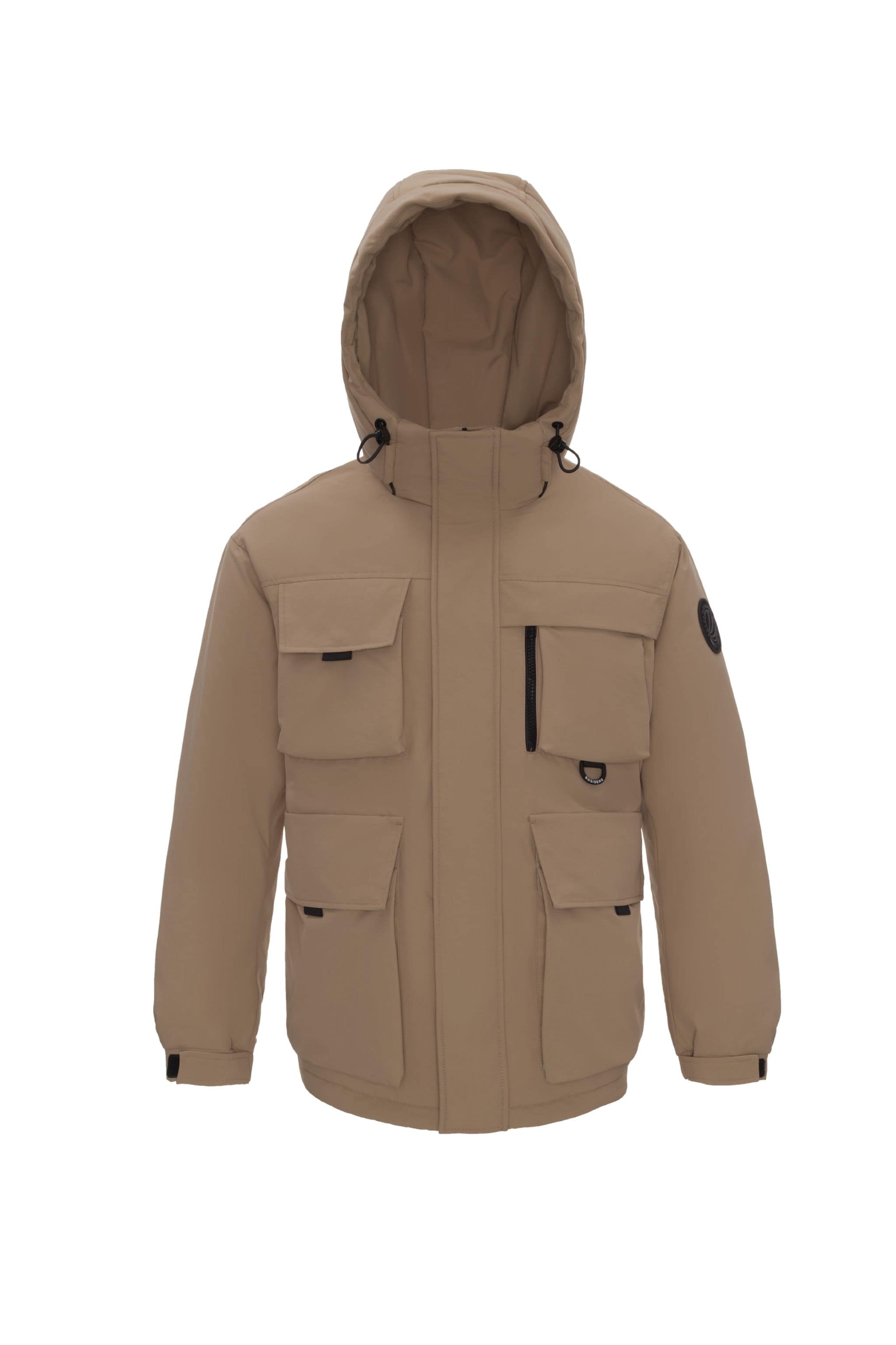 Military Short Down Jacket — jacket features a rugged, multi-pocket design — view 10; waterproof, windproof