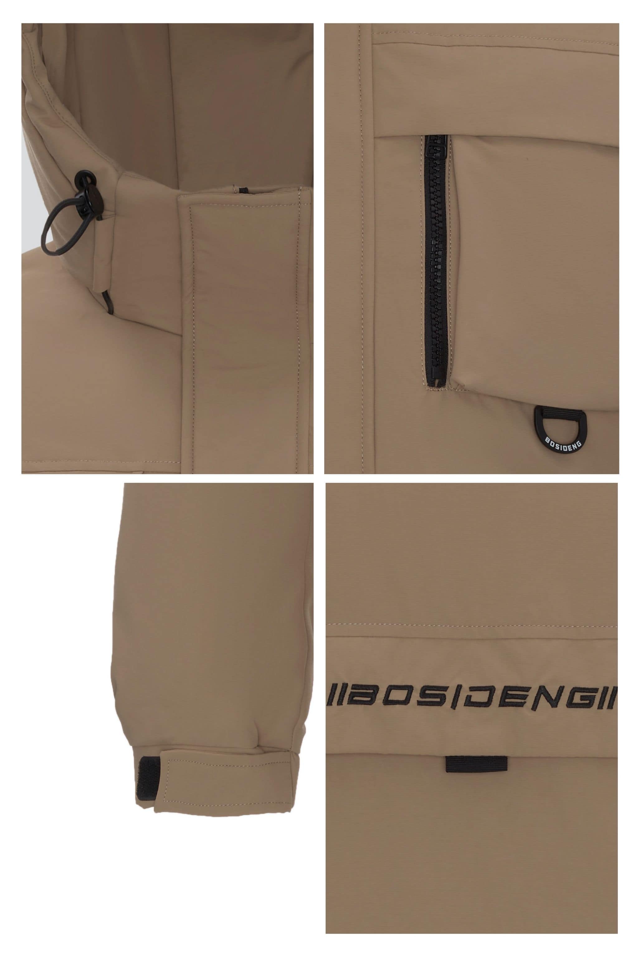 Military Short Down Jacket — jacket features a rugged, multi-pocket design — view 6; waterproof, windproof