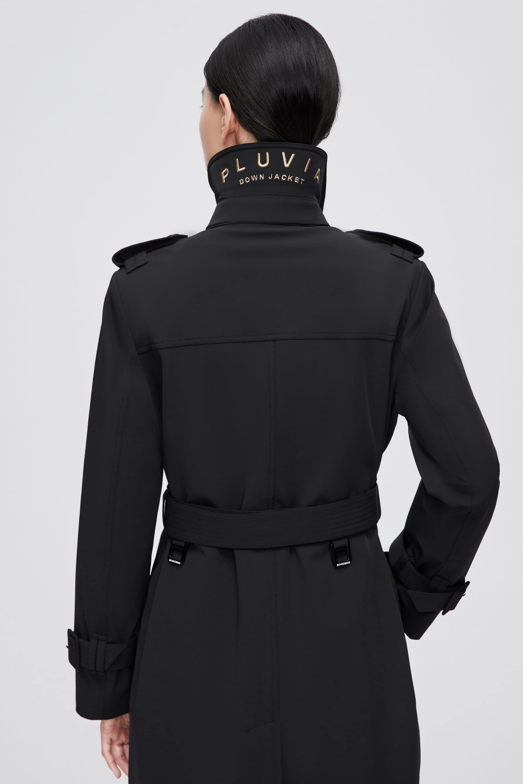 Premium Women's Goose Down Full Length Trench — Introducing our revolutionary Down Trench Coat — view 3; waterproof, windproof