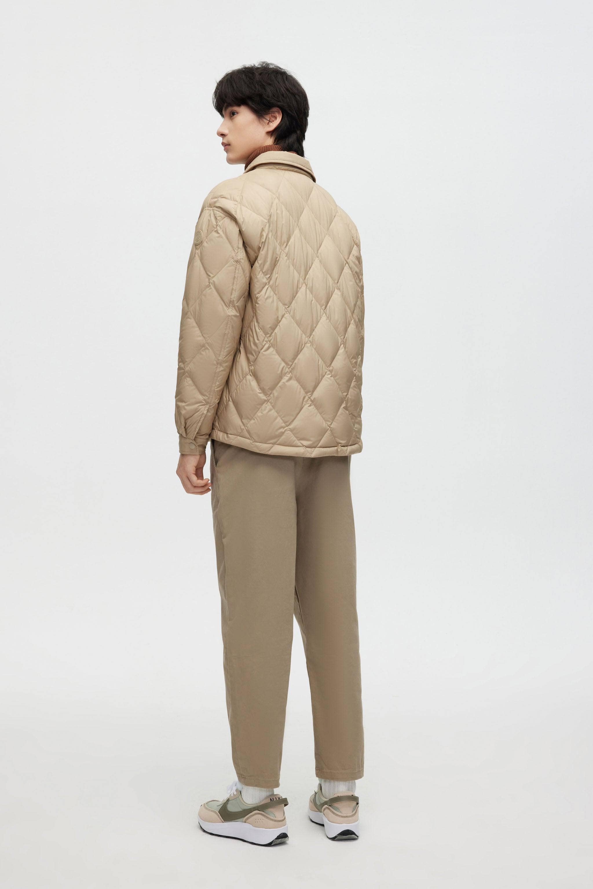 BOSIDENG 2022 Quilted Down Shacket Jacket