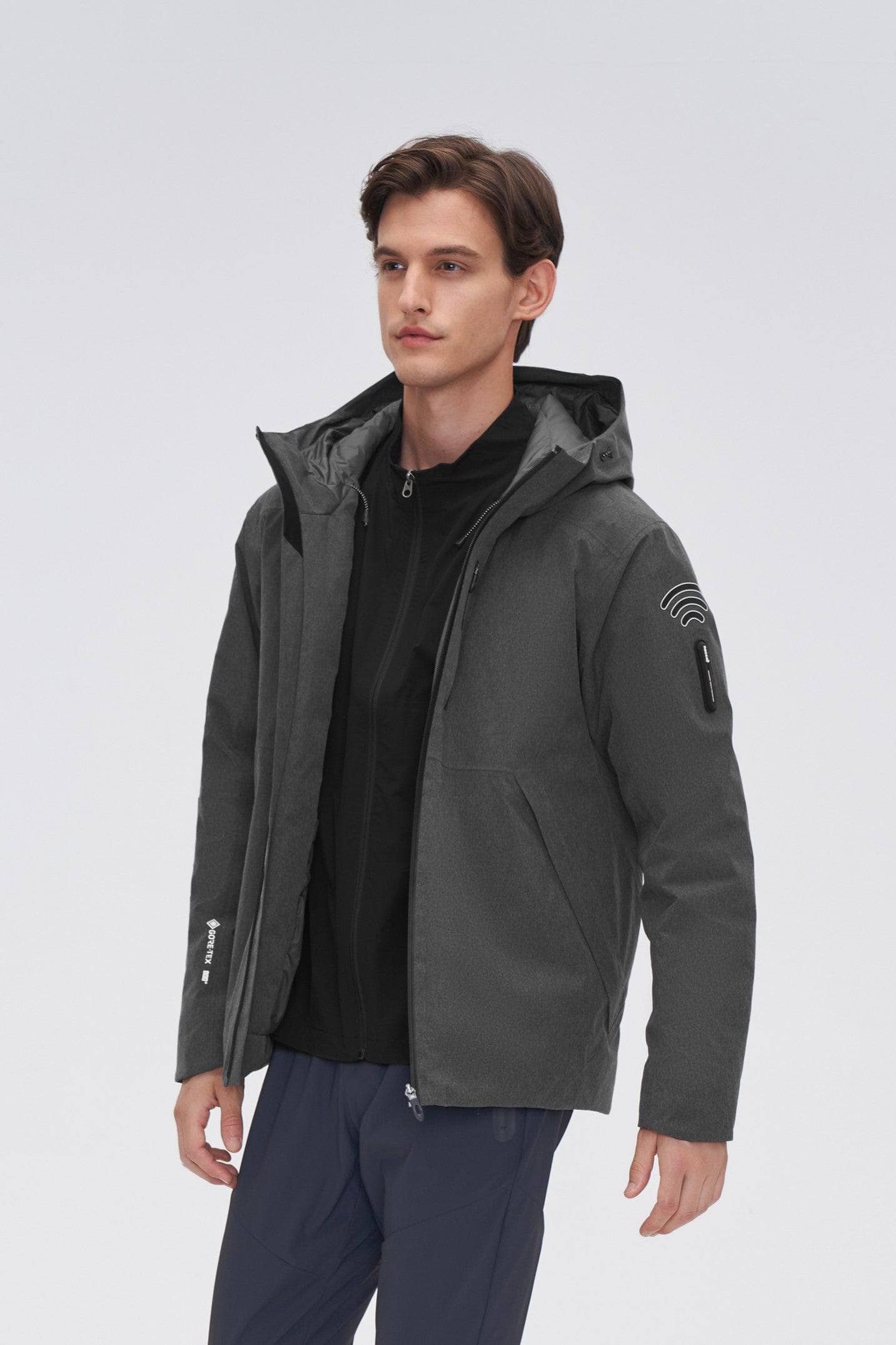 BOSIDENG 2022 GORE-TEX® Goose Down Parka Jacket S / Gunmetal Grey