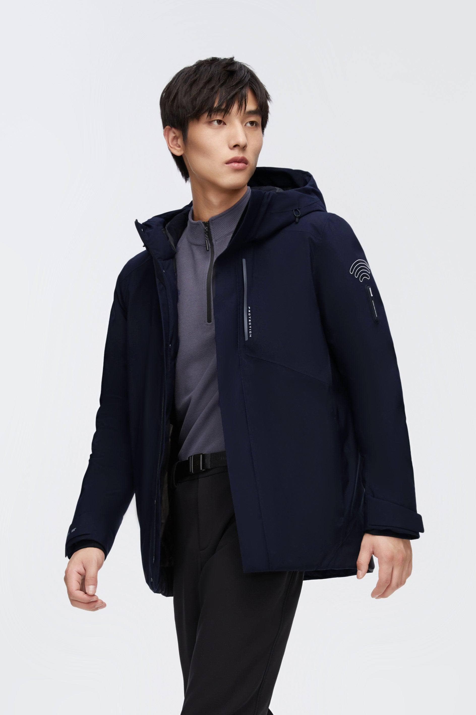 BOSIDENG 2022 GORE-TEX® Goose Down Short Trench Jacket S / Midnight Blue