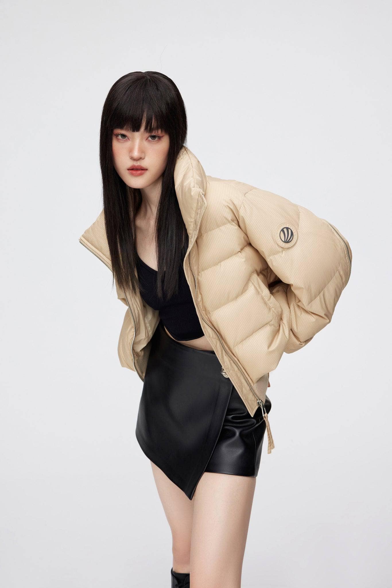 BOSIDENG 2022 Short Down Jacket With Standing Collar Jacket