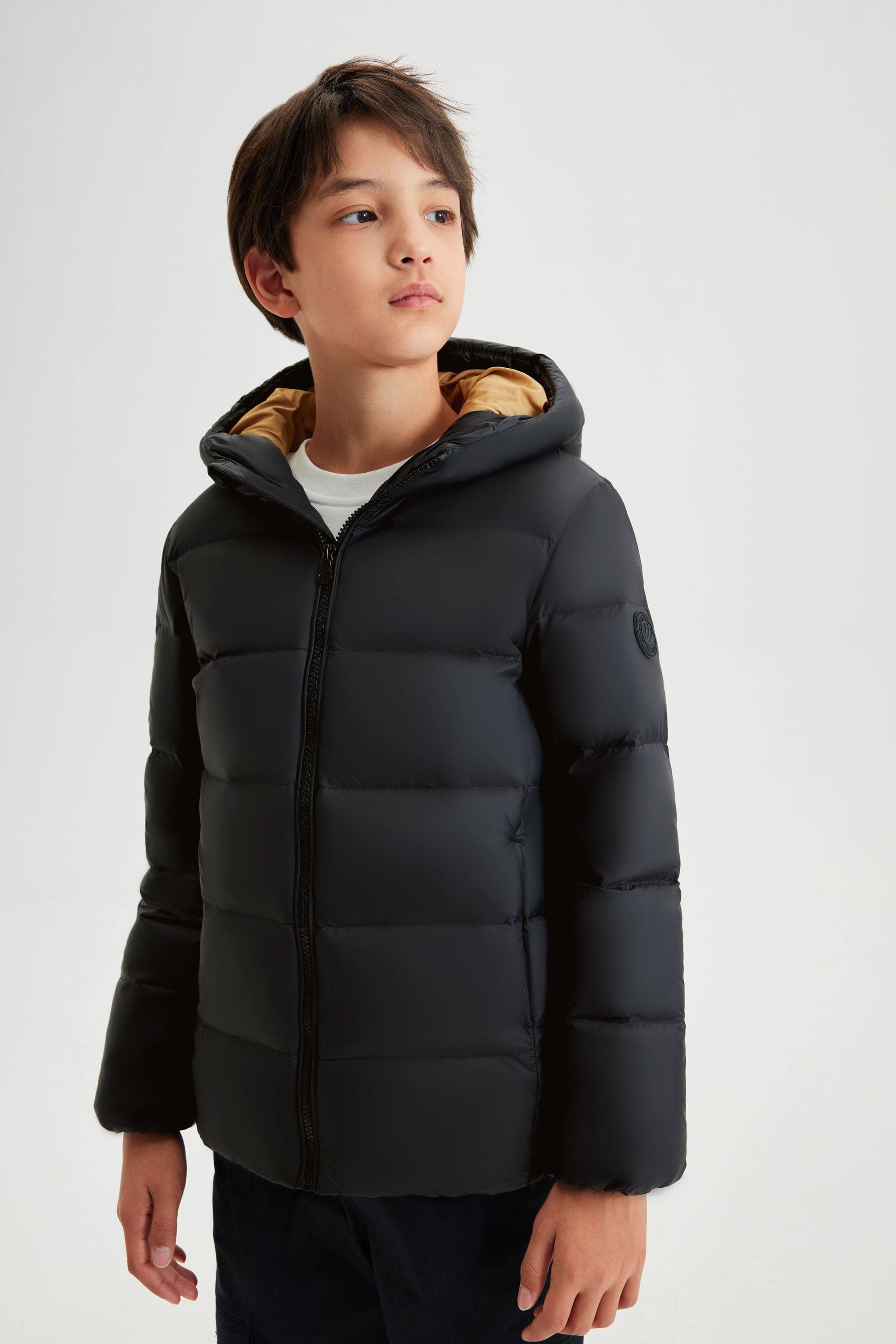 BOSIDENG 2023 Kid's Down Jacket With Hood Jacket 3-4 yrs / Black