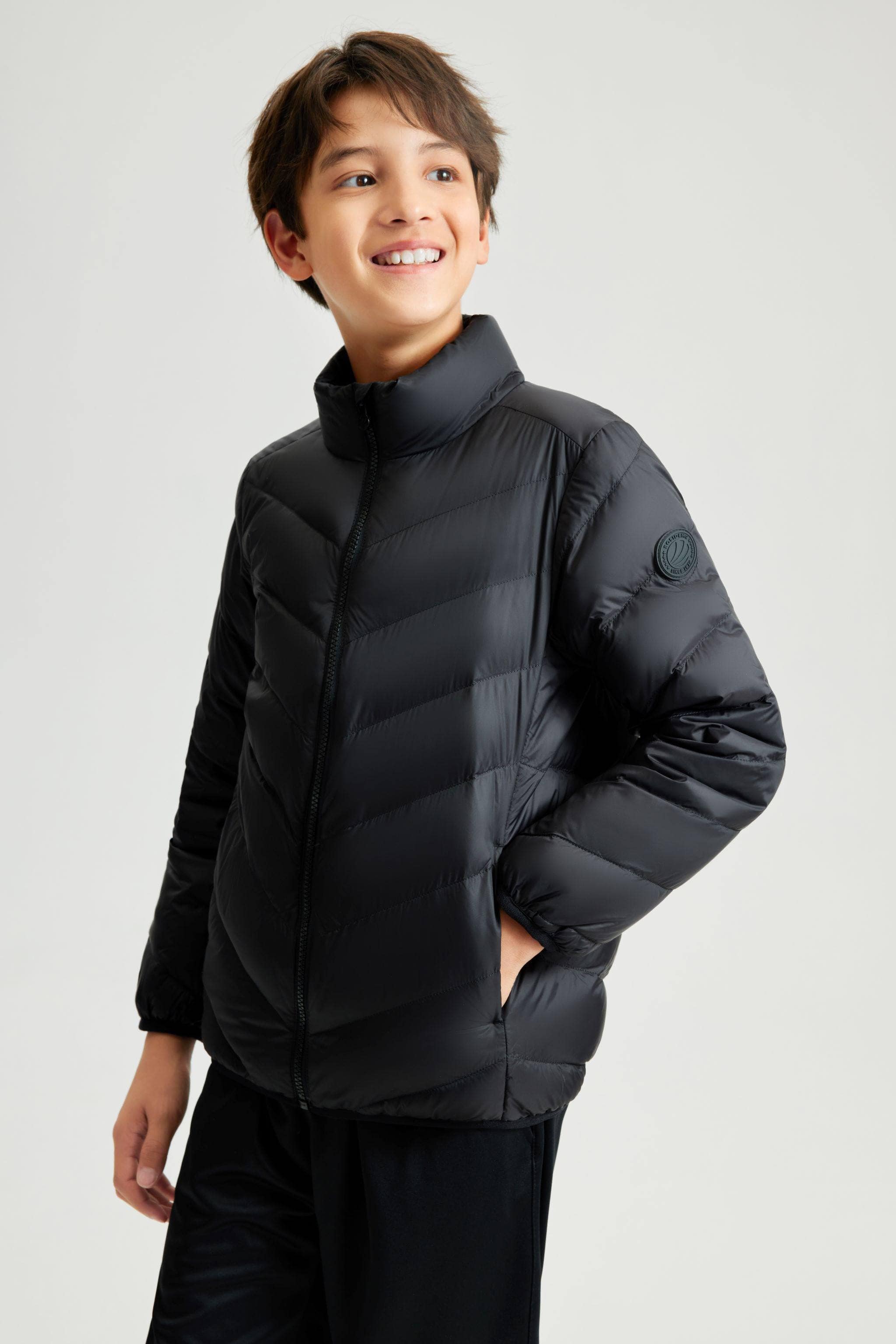 BOSIDENG 2023 Kid's Ultra-Light Down Jacket Jacket 3-4 yrs / Black