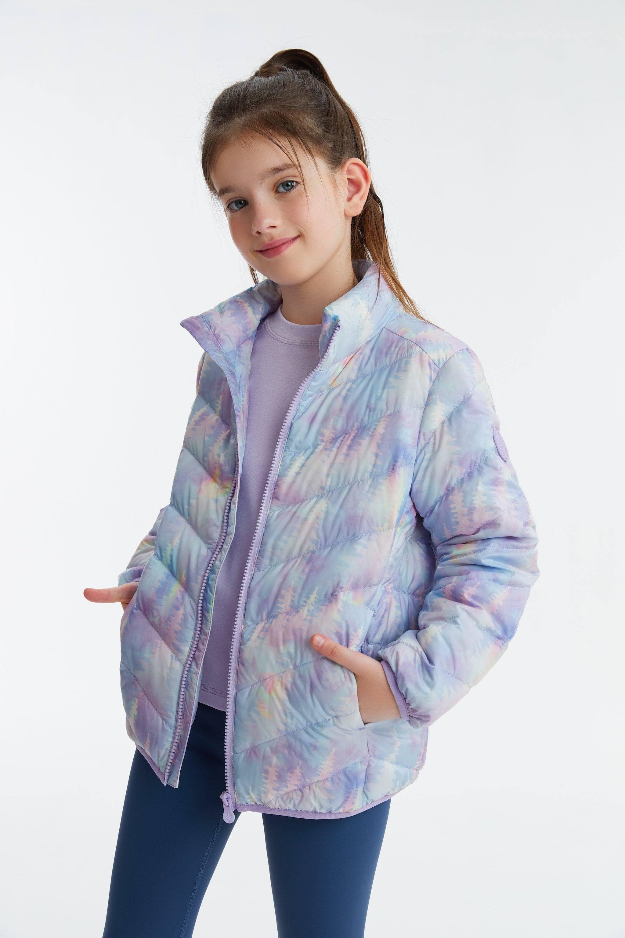 BOSIDENG 2023 Kid's Ultra-Light Down Jacket Jacket 3-4 yrs / Jungle Lilac