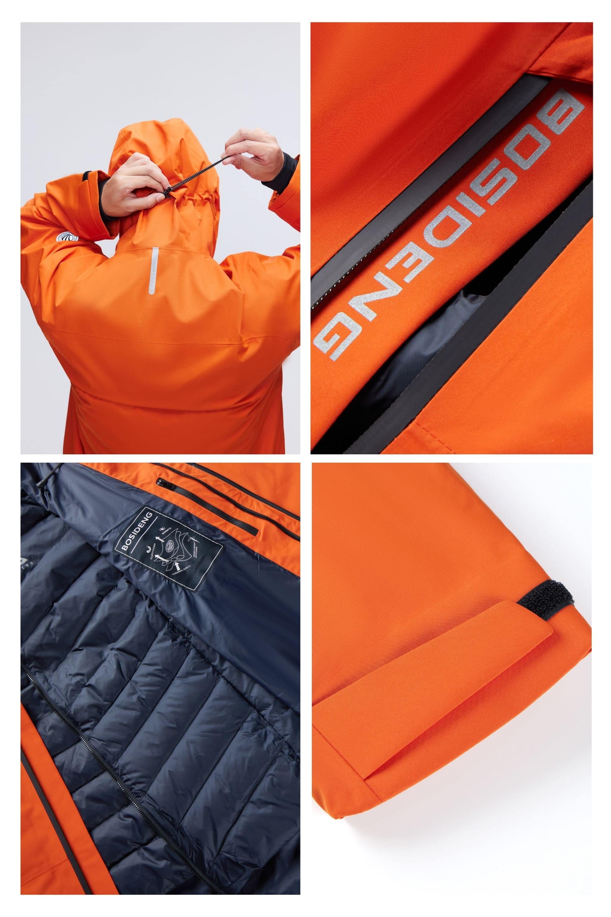 3 in 1 All Weather Goose Down Parka 2420 — Explore our 3-in-1 All-Weather Jacket, meticulously crafted to excel in all — view 7; waterproof, windproof