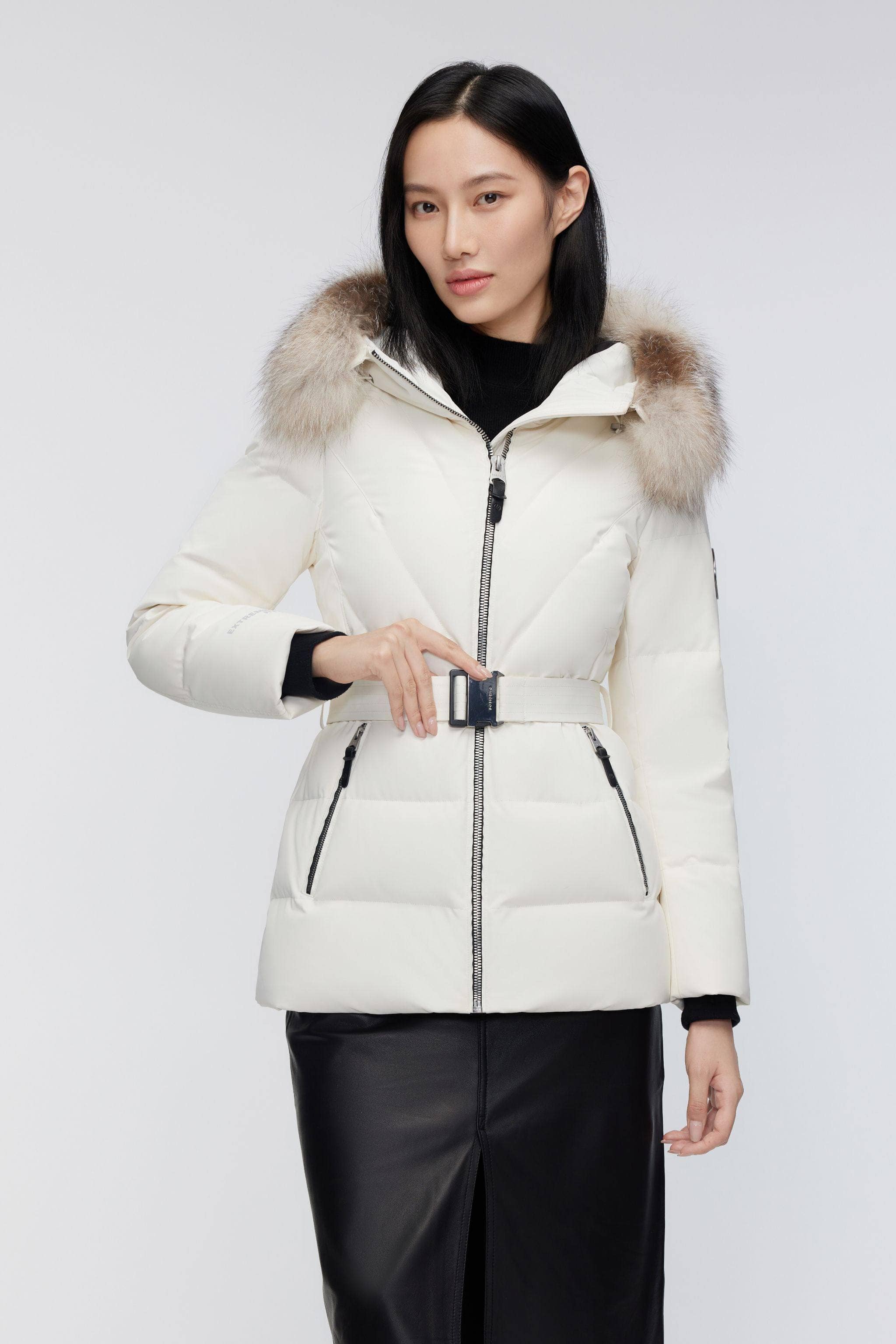 BOSIDENG 2023 Women's Premium Extreme Goose Down Jacket 2372 Jacket 4 / Cream