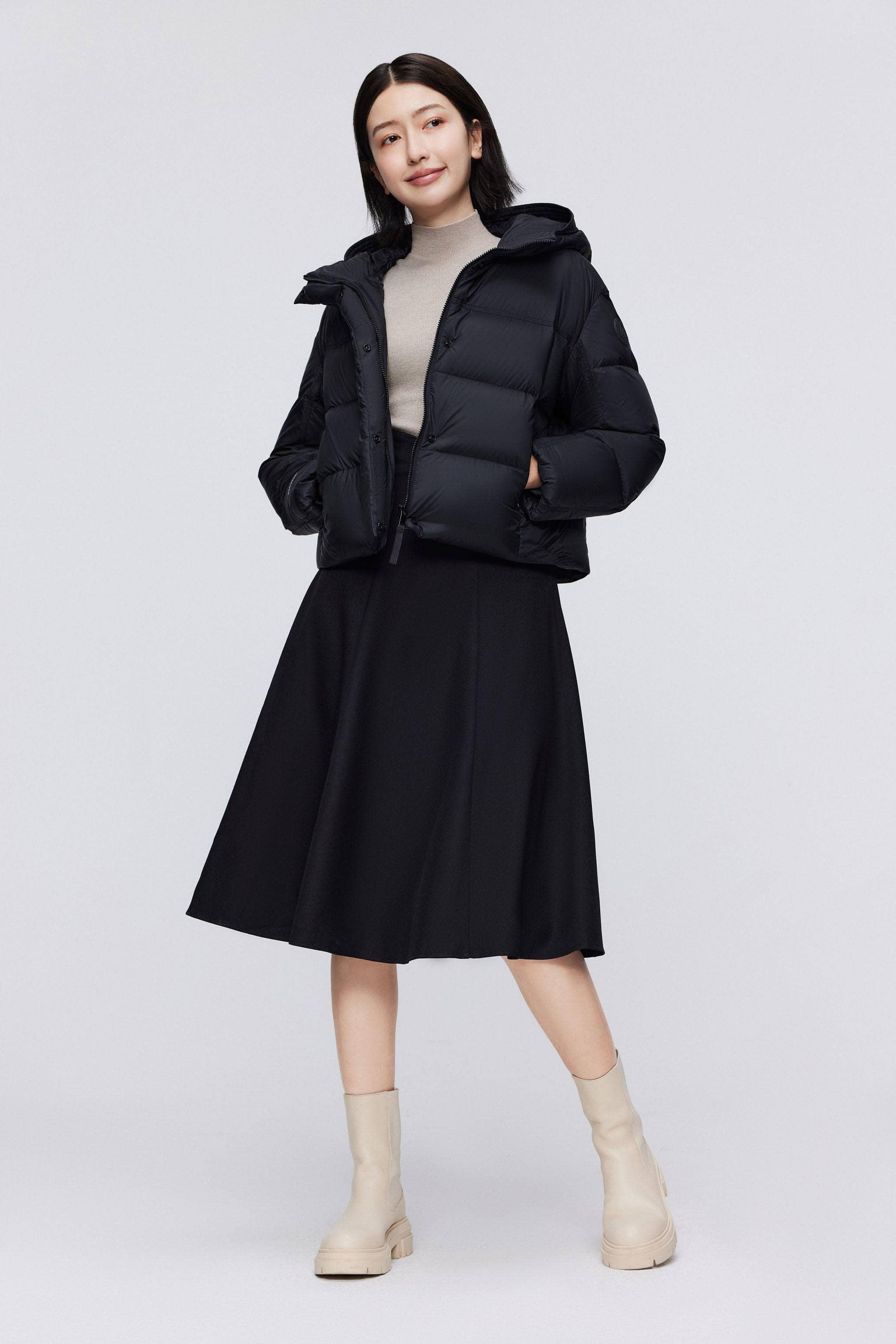 BOSIDENG 2023 Feel the Cloud Bold Down Jacket Jacket 4 / Ink Black