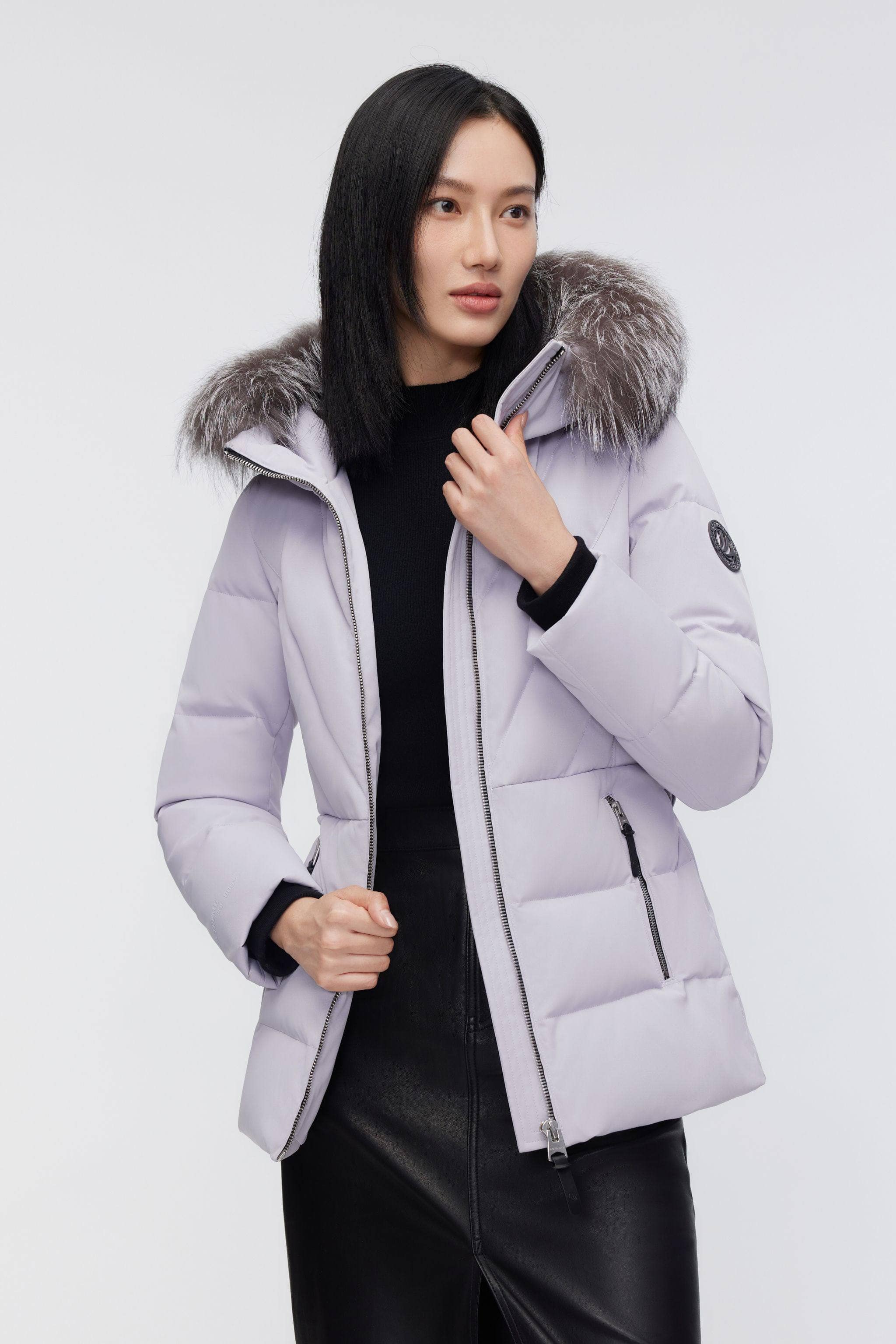 BOSIDENG 2023 Women's Premium Extreme Goose Down Jacket 2372 Jacket 4 / Iris Purple