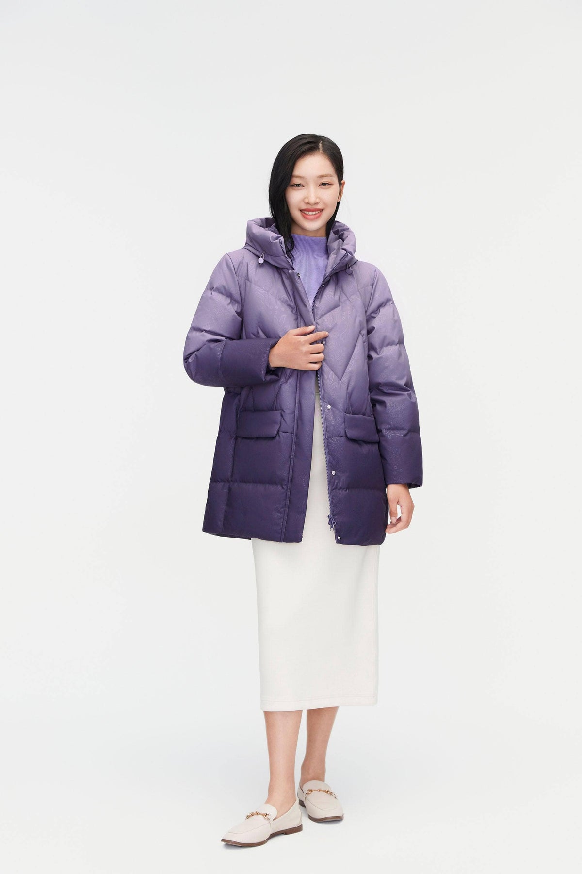 Womens Classic Casual Down Parka 5122