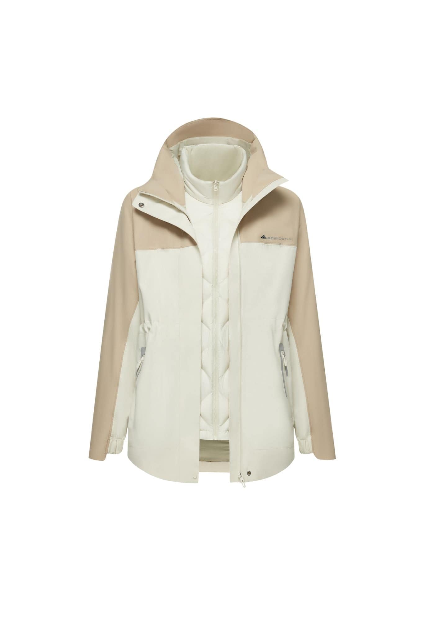 BOSIDENG 2023 3-in-1 All-Weather Goose Down Parka 2402 Jacket 4 / Shell Grey
