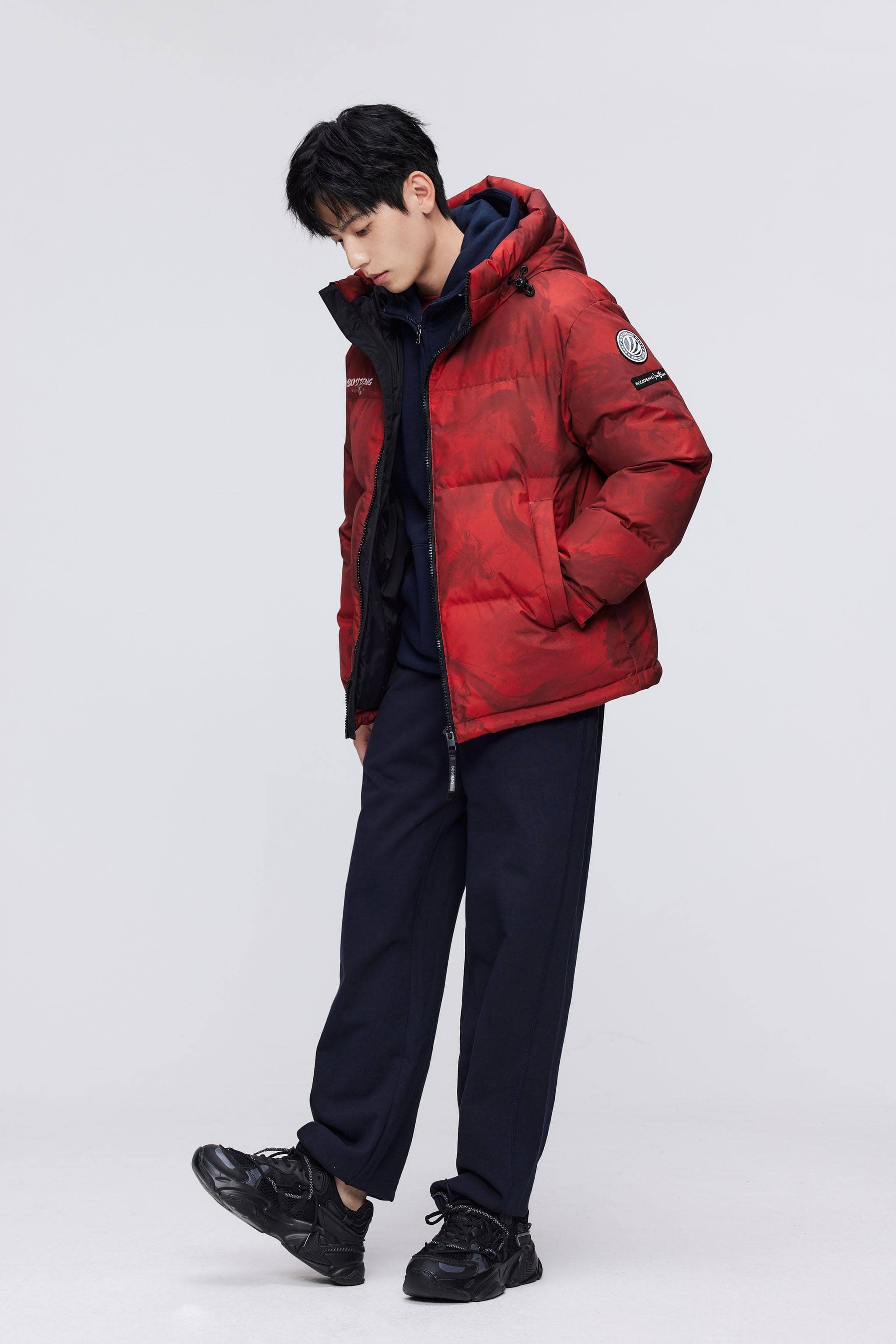 BOSIDENG 2023 Classic Down Jacket with Hood 3330 Jacket