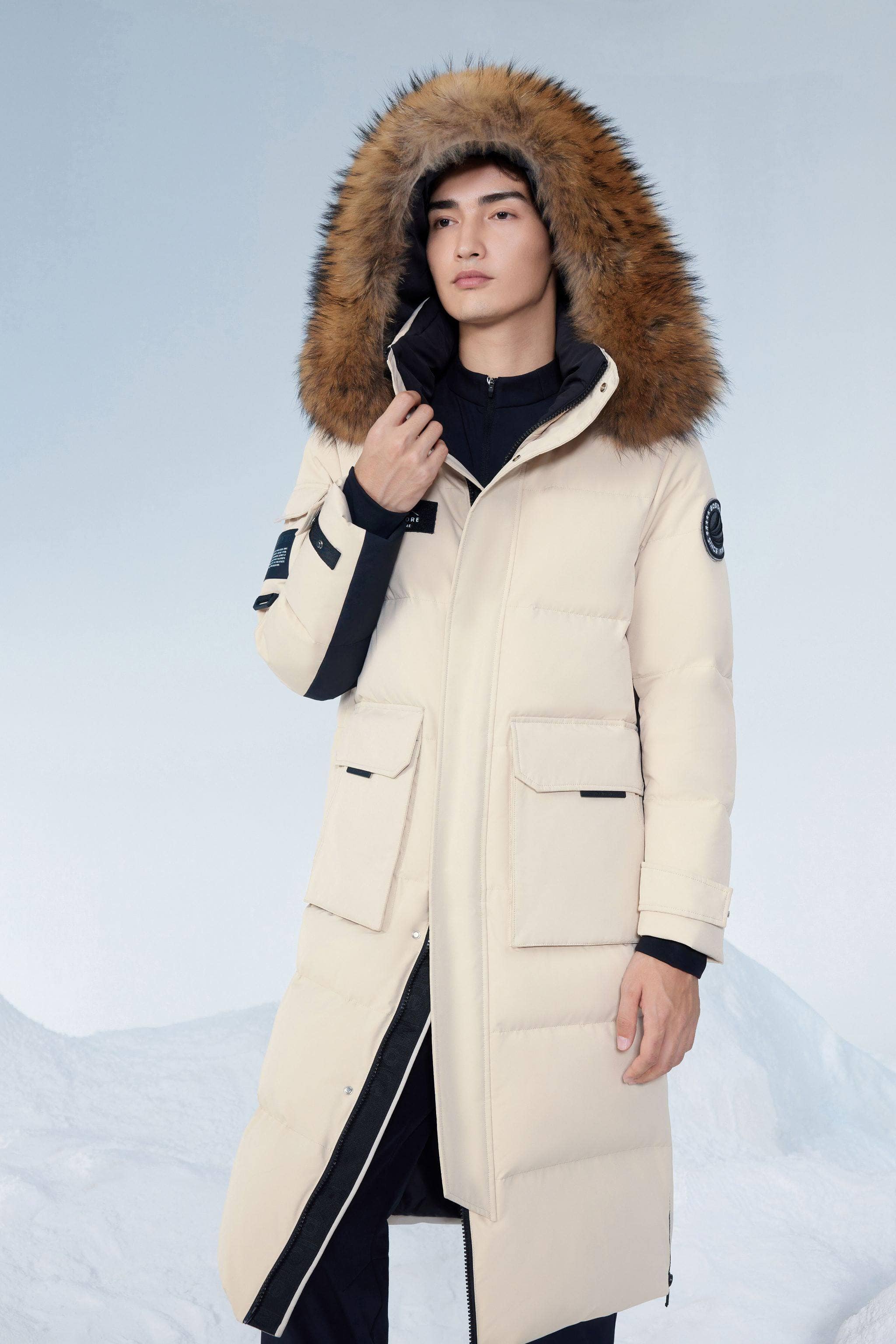 BOSIDENG 2023 Classic Extreme Full Length Goose Down Parka 2300 Jacket