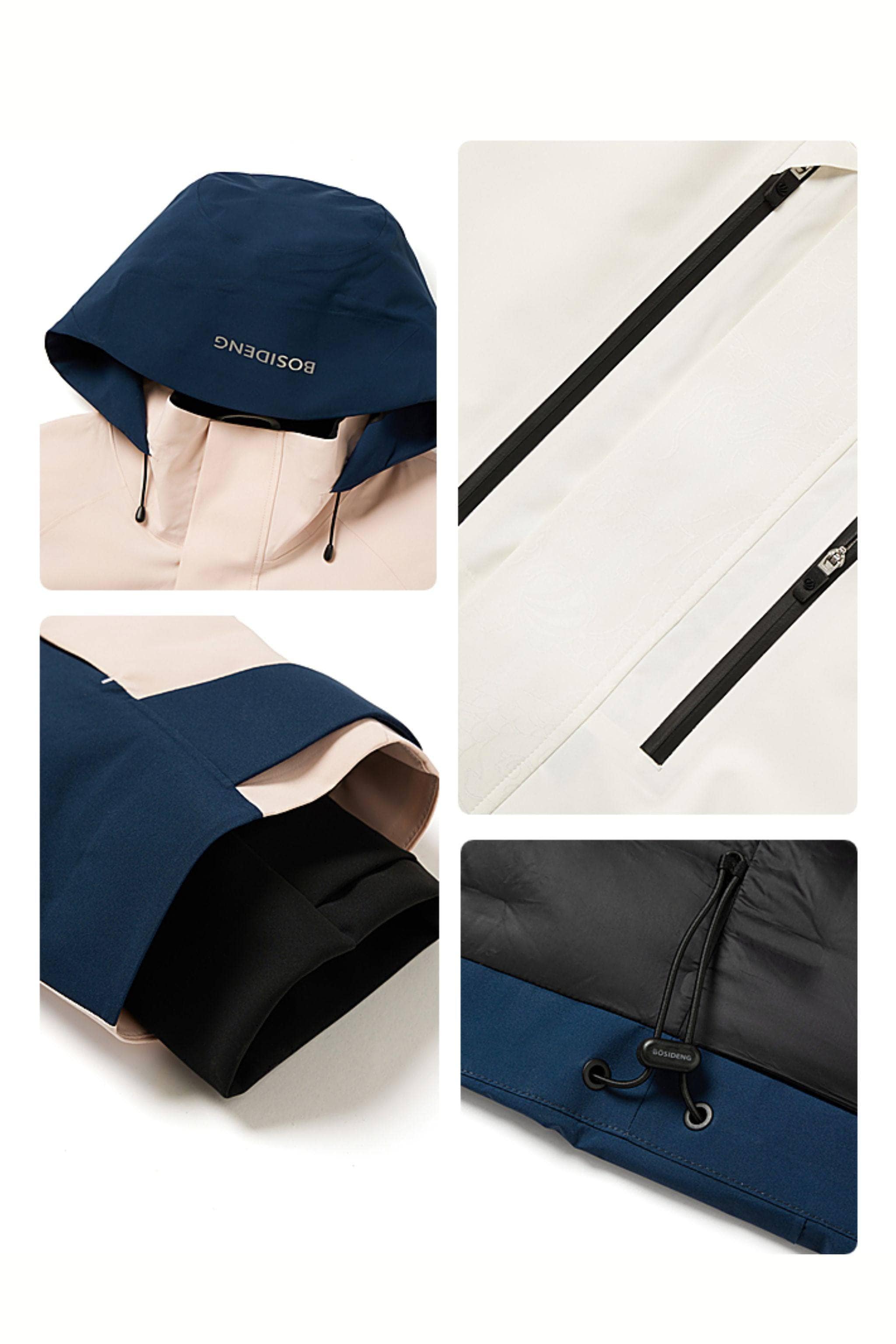 BOSIDENG 2023 Colourblock Goose Down Ski Jacket Jacket