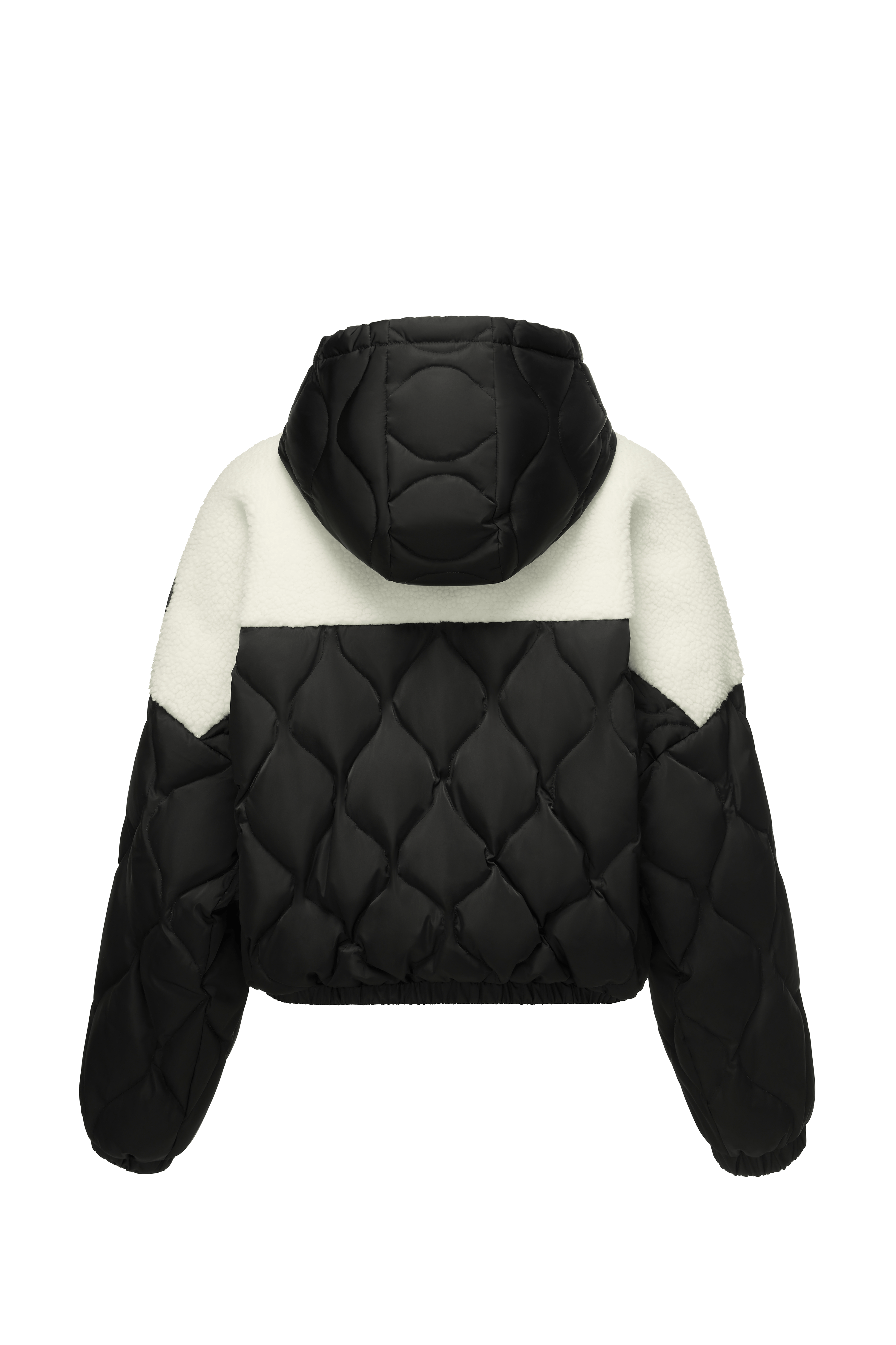 Drop Shoulder Lambswool Down Coat