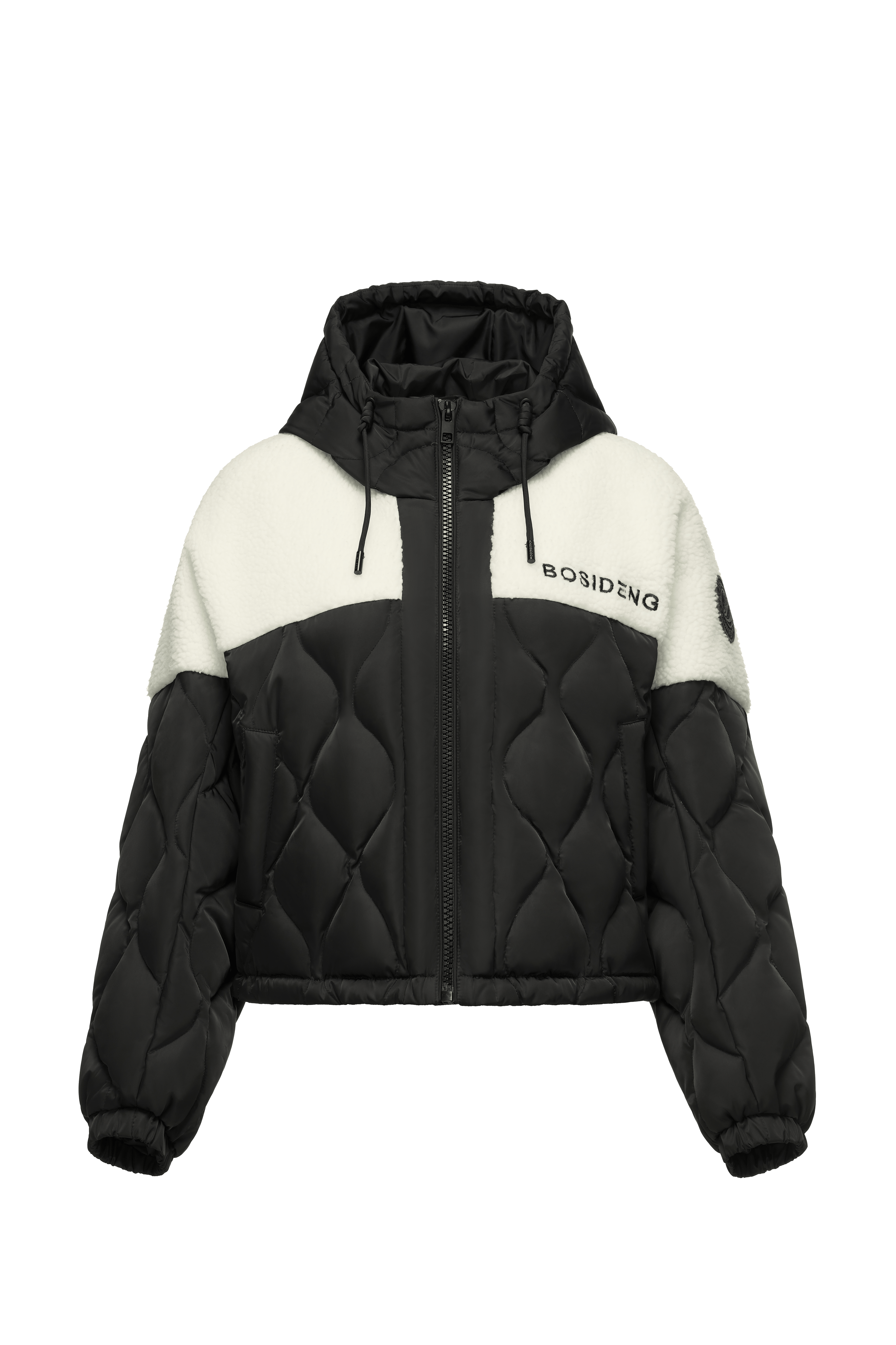 Drop Shoulder Lambswool Down Coat
