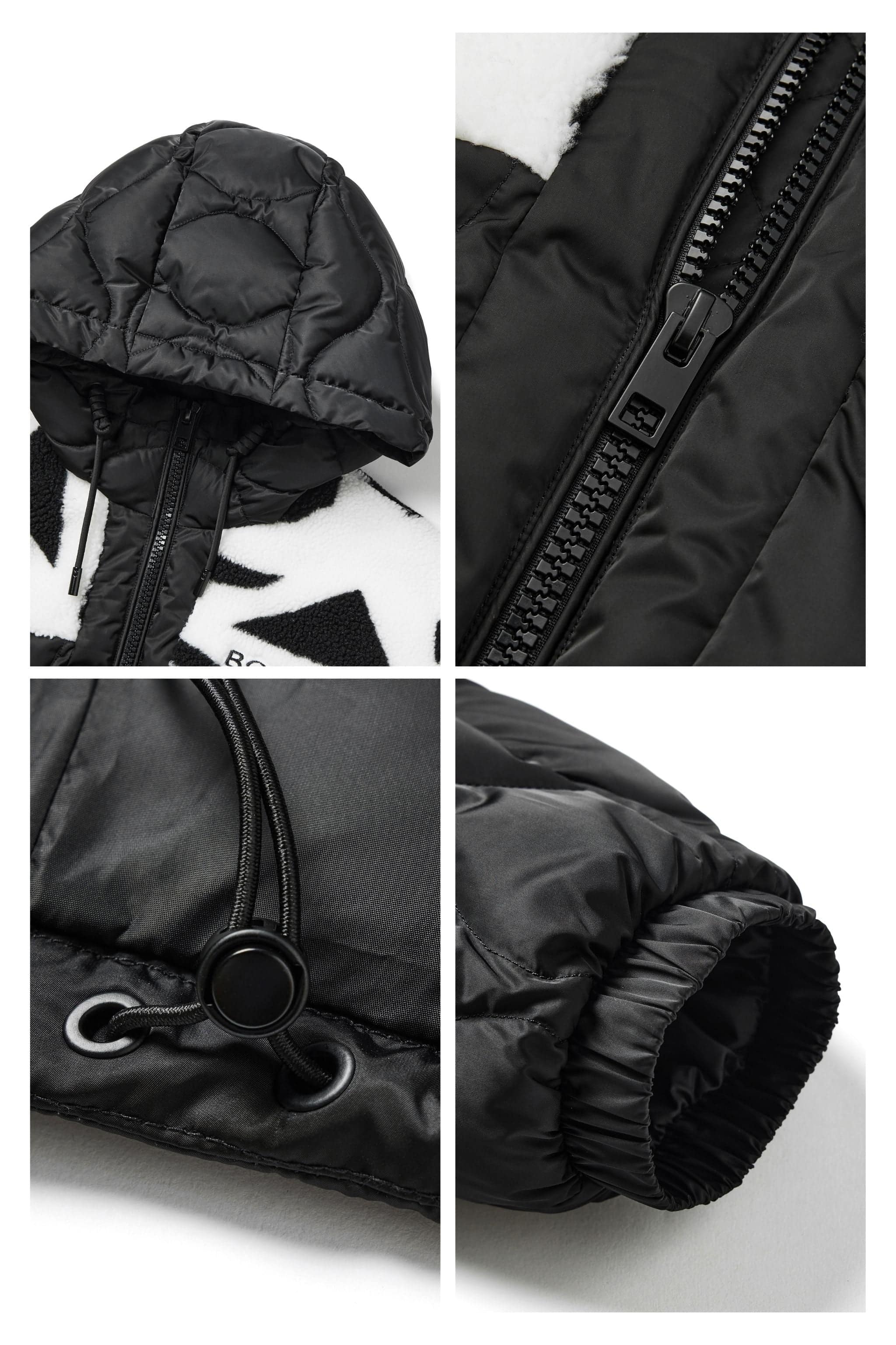 BOSIDENG 2023 Drop Shoulder Lambwool Down Coat Jacket