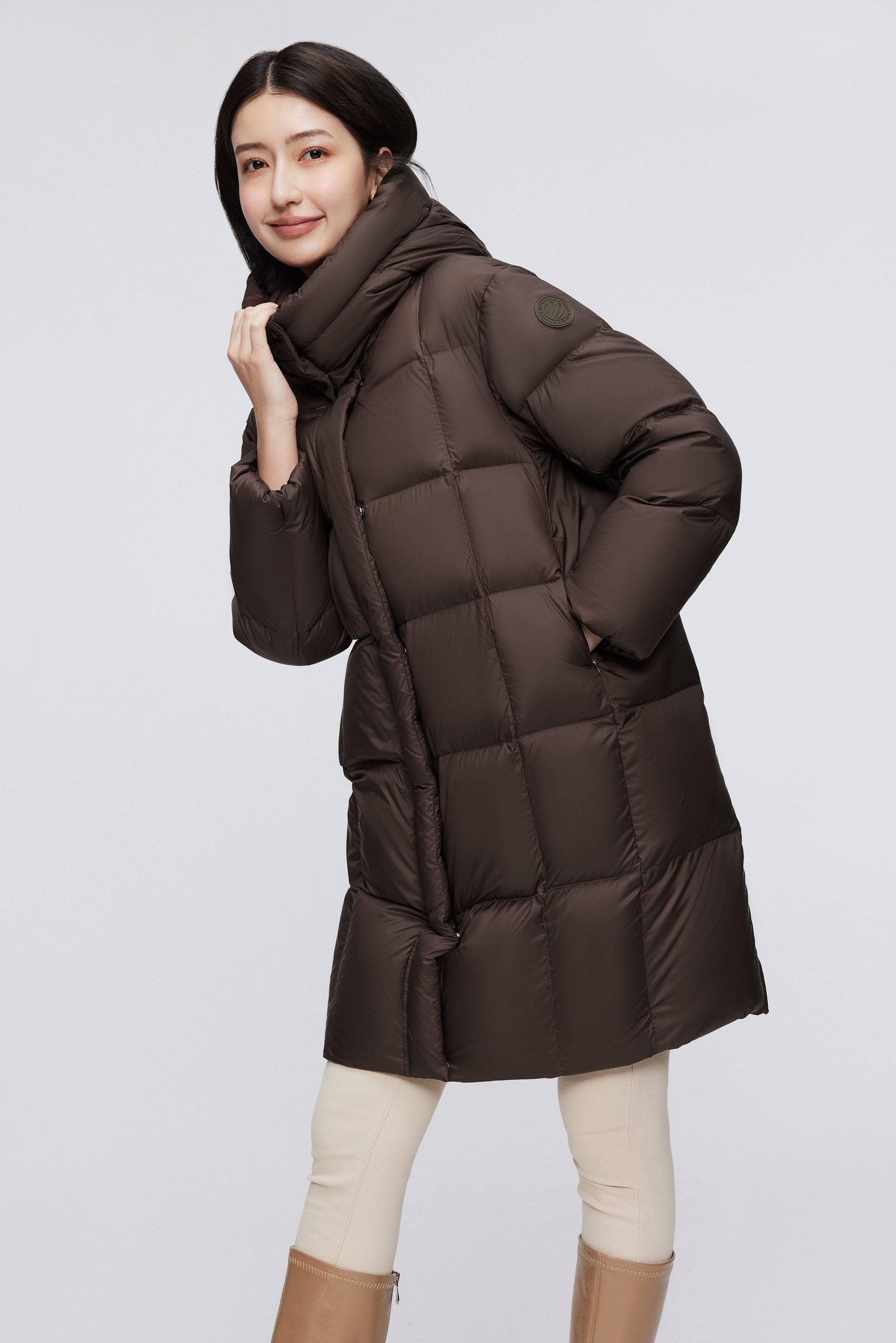 BOSIDENG 2023 Feel the Cloud Oversized Down Coat Jacket
