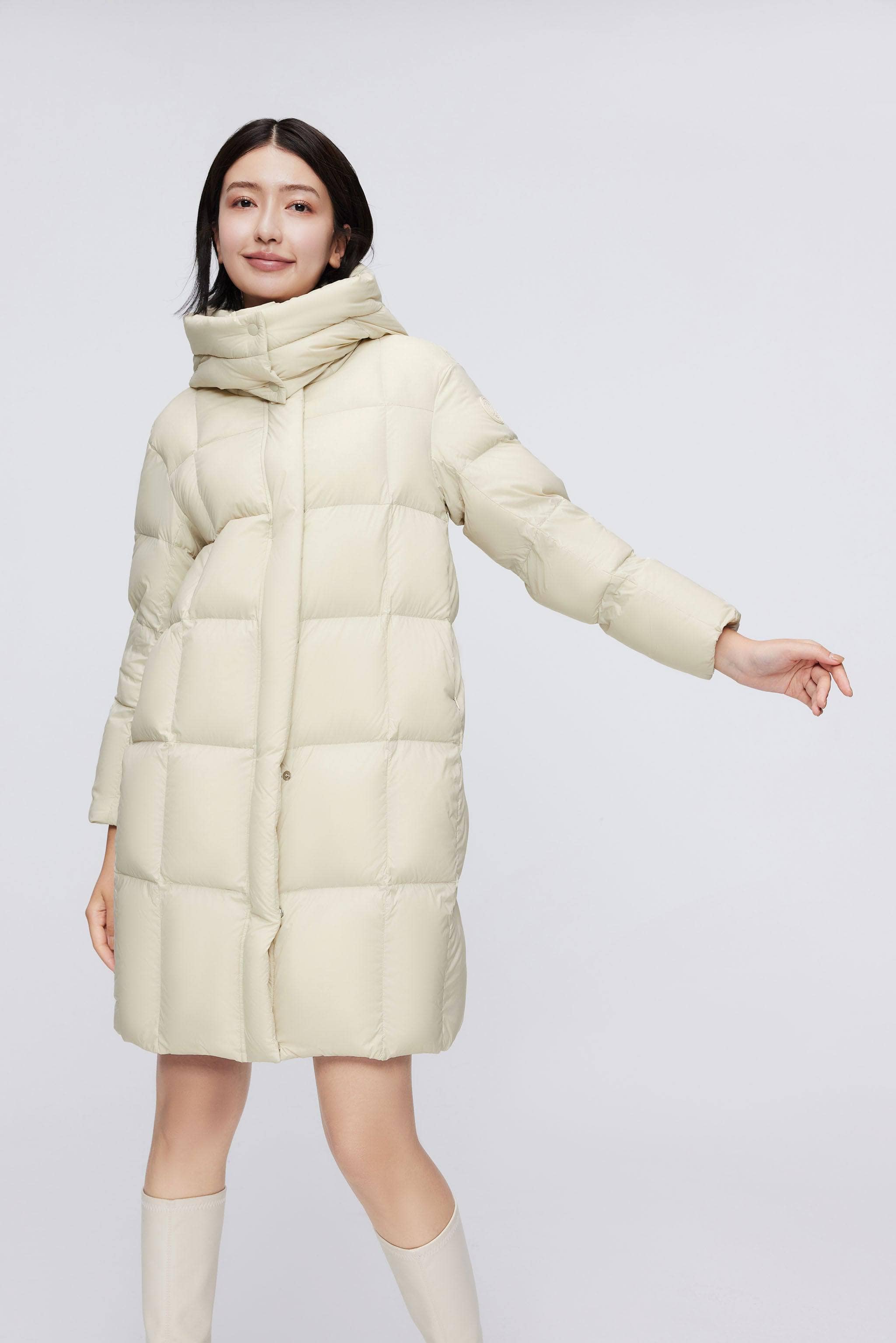 BOSIDENG 2023 Feel the Cloud Oversized Down Coat Jacket