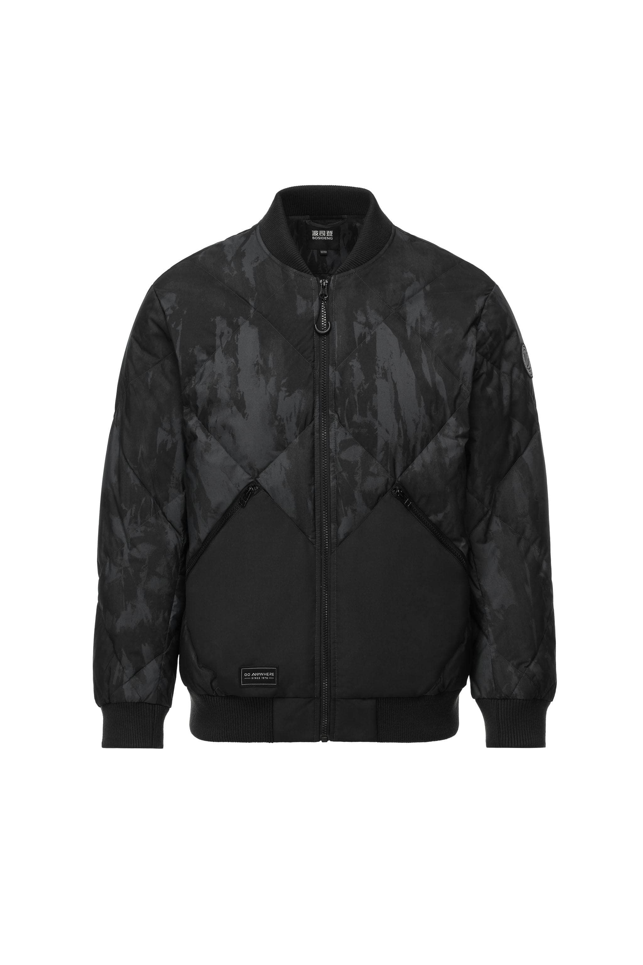 BOSIDENG 2023 Men's Casual Down Bomber Jacket