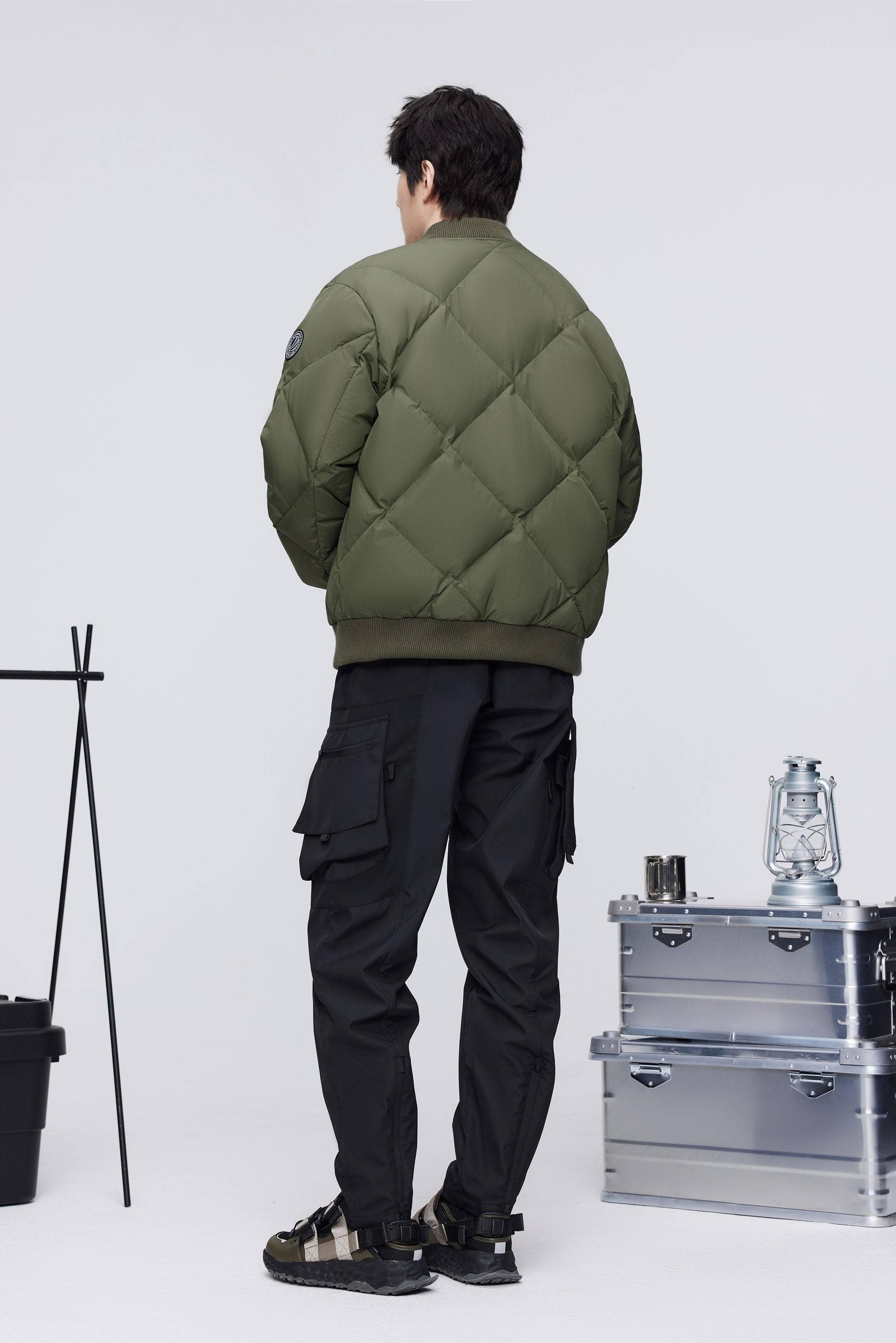 BOSIDENG 2023 Men's Casual Down Bomber Jacket