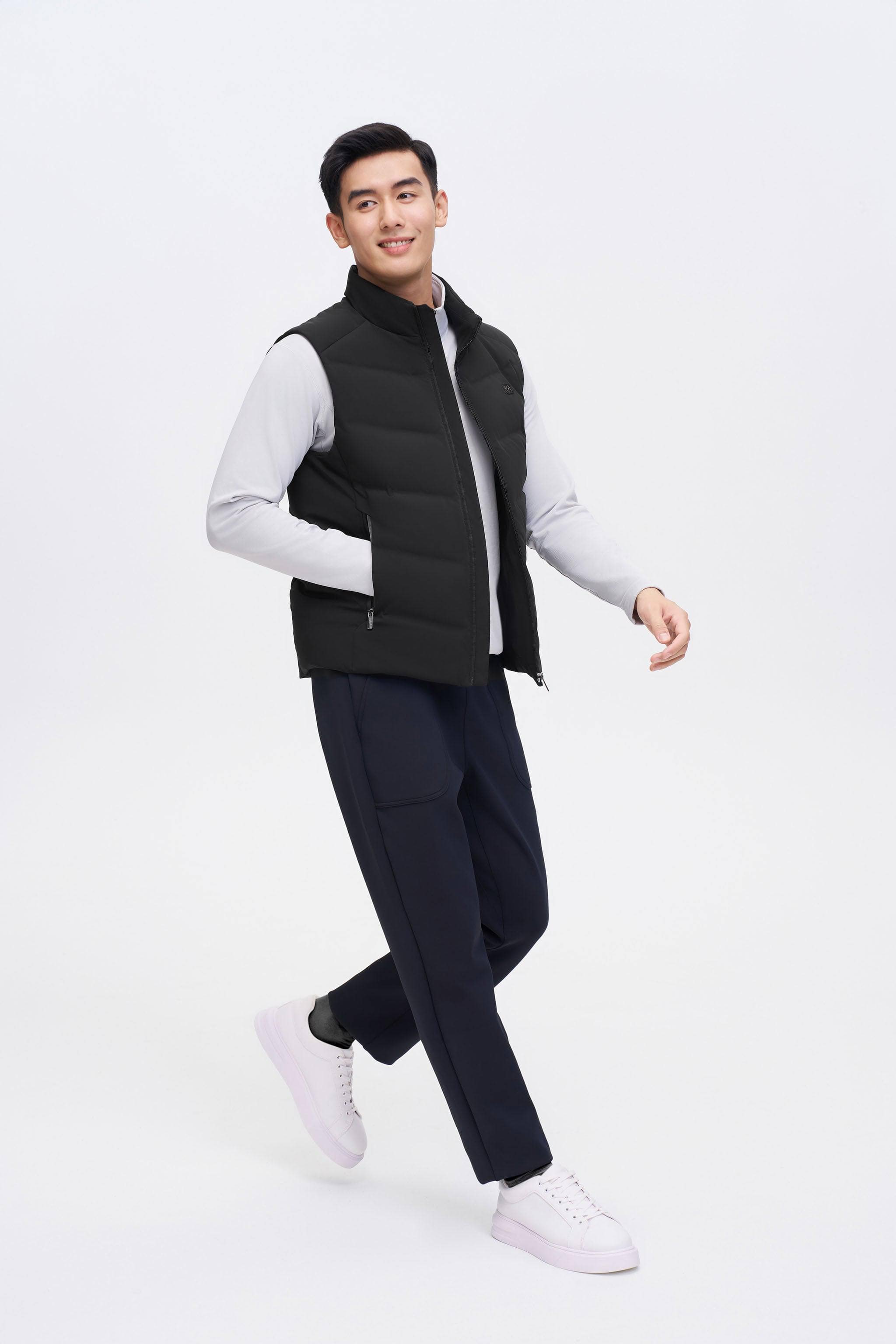 BOSIDENG 2023 Men's Goose Down Smart Casual Gilet Gilet