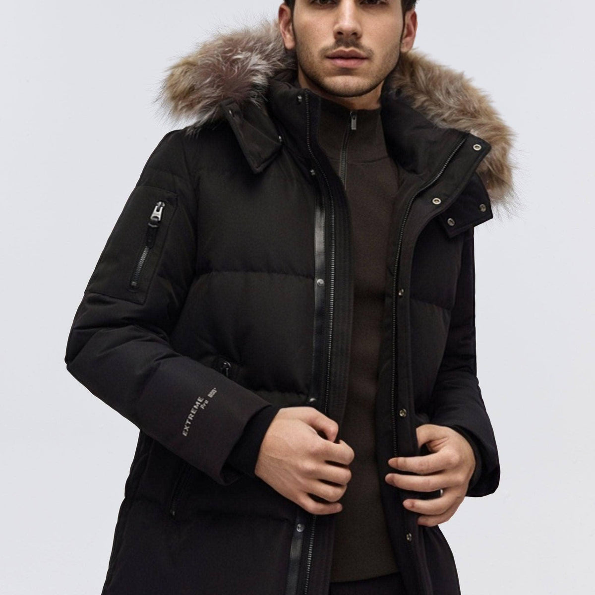 Winter Jacket Get The Label Mens Coats Men's Premium Extreme Goose