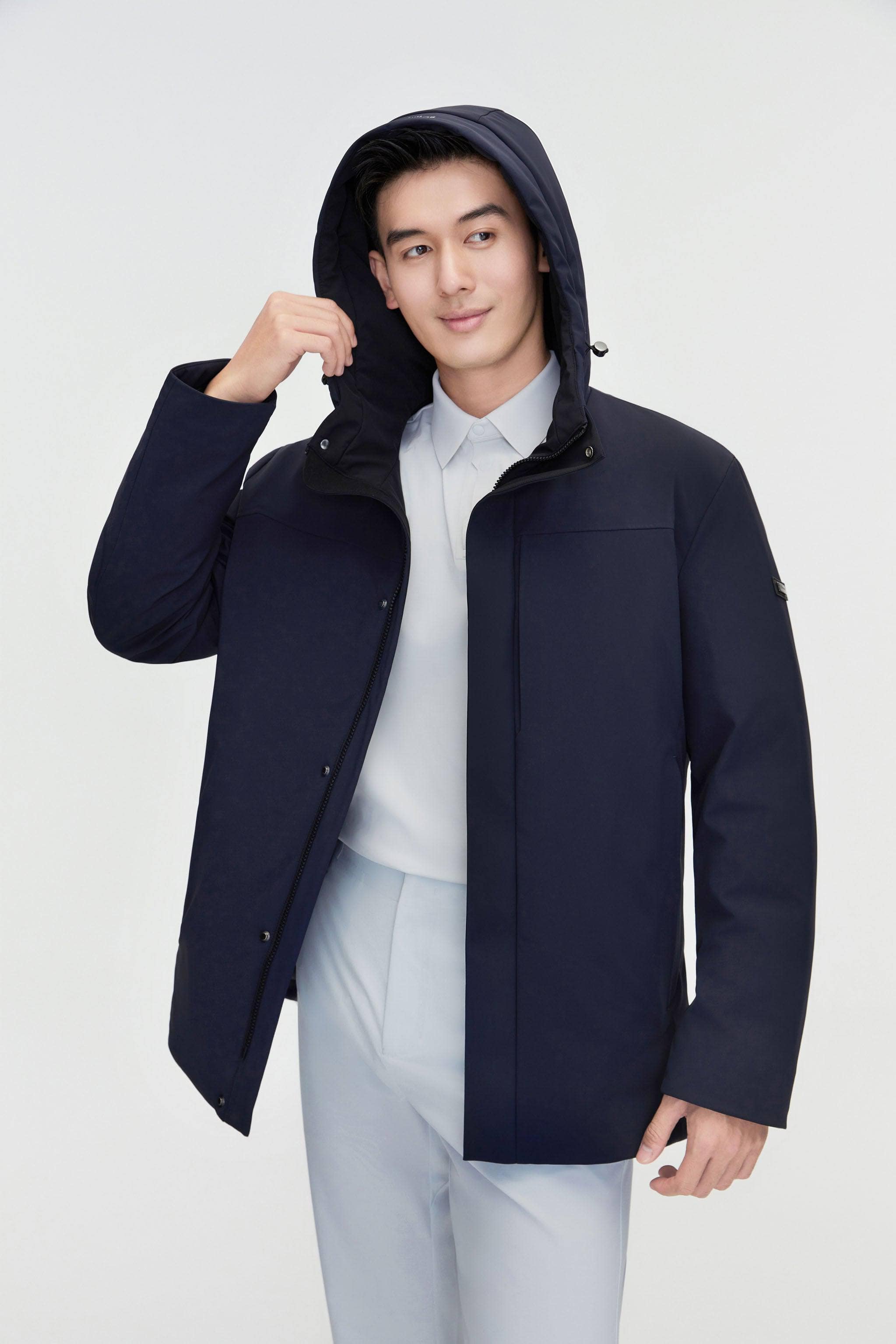BOSIDENG 2023 Men's Classic Business Goose Down Windbreaker S / Dream Blue