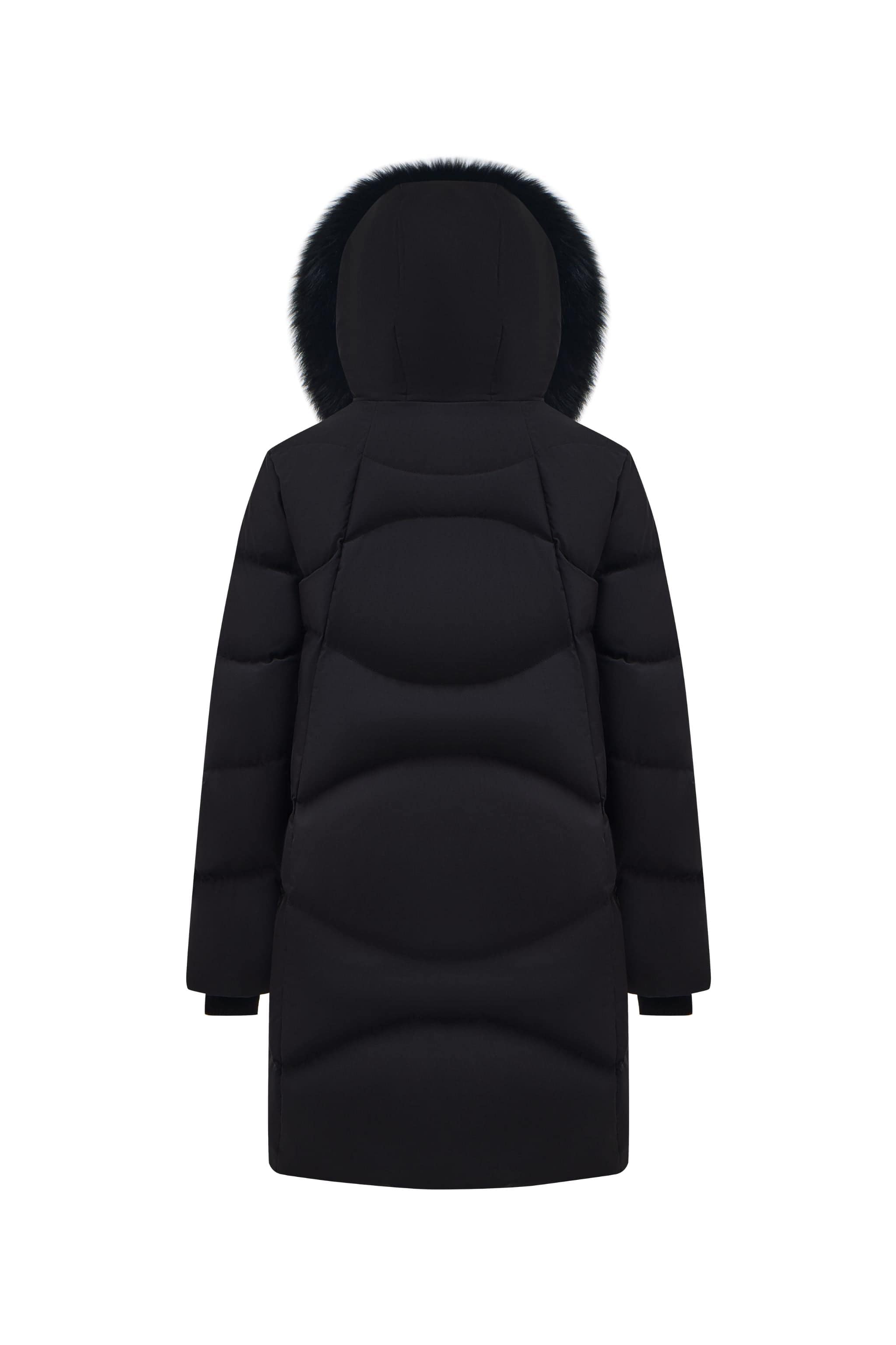 Women's Classic Casual Down Parka with Fur 5126 — Experience unparalleled warmth and luxury with our premium duck — view 6; windproof