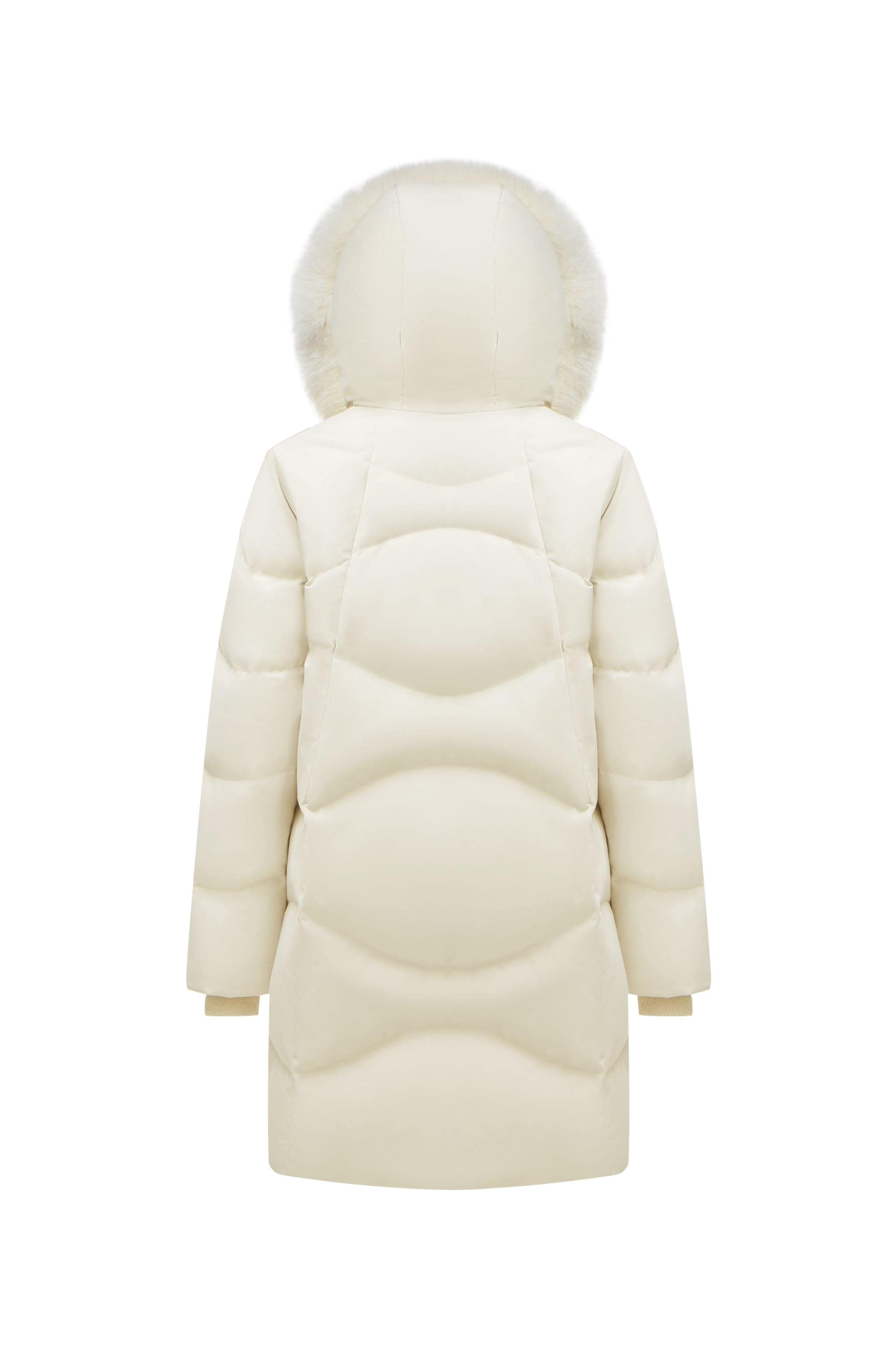 Women's Classic Casual Down Parka with Fur 5126 — Experience unparalleled warmth and luxury with our premium duck — view 13; windproof