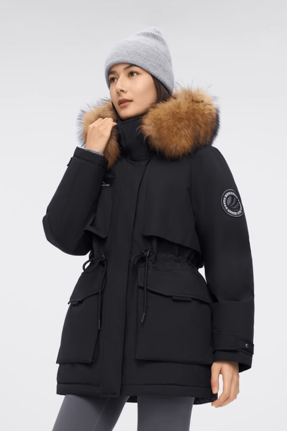 Women's Classic Extreme Goose Down Fur Hood Jacket